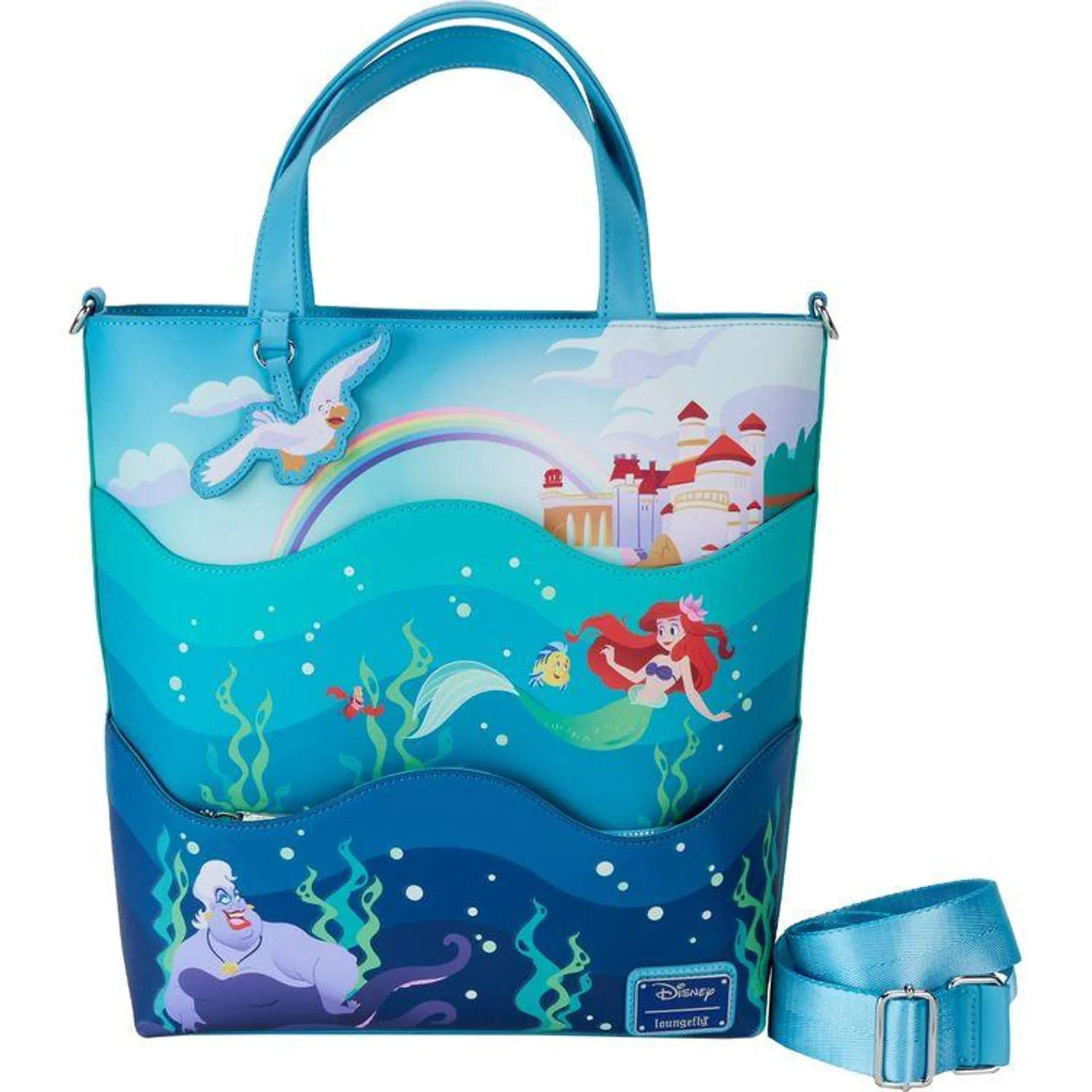 The Little Mermaid 35th Anniversary Life is the Bubbles Glow Tote Bag