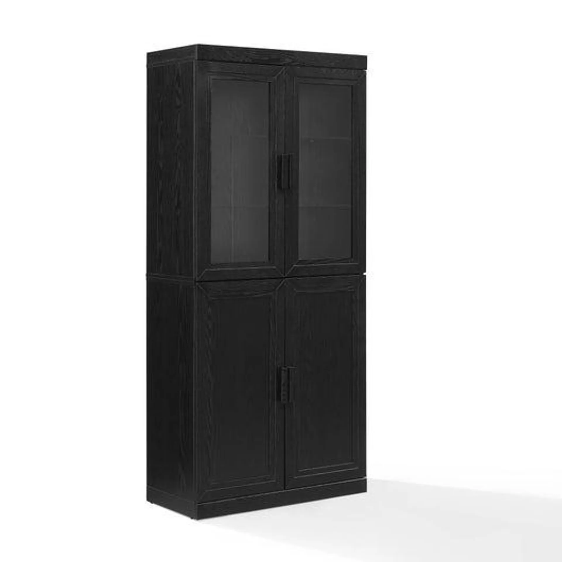 ESSEN PANTRY STORAGE CABINET WITH GLASS DOOR HUTCH