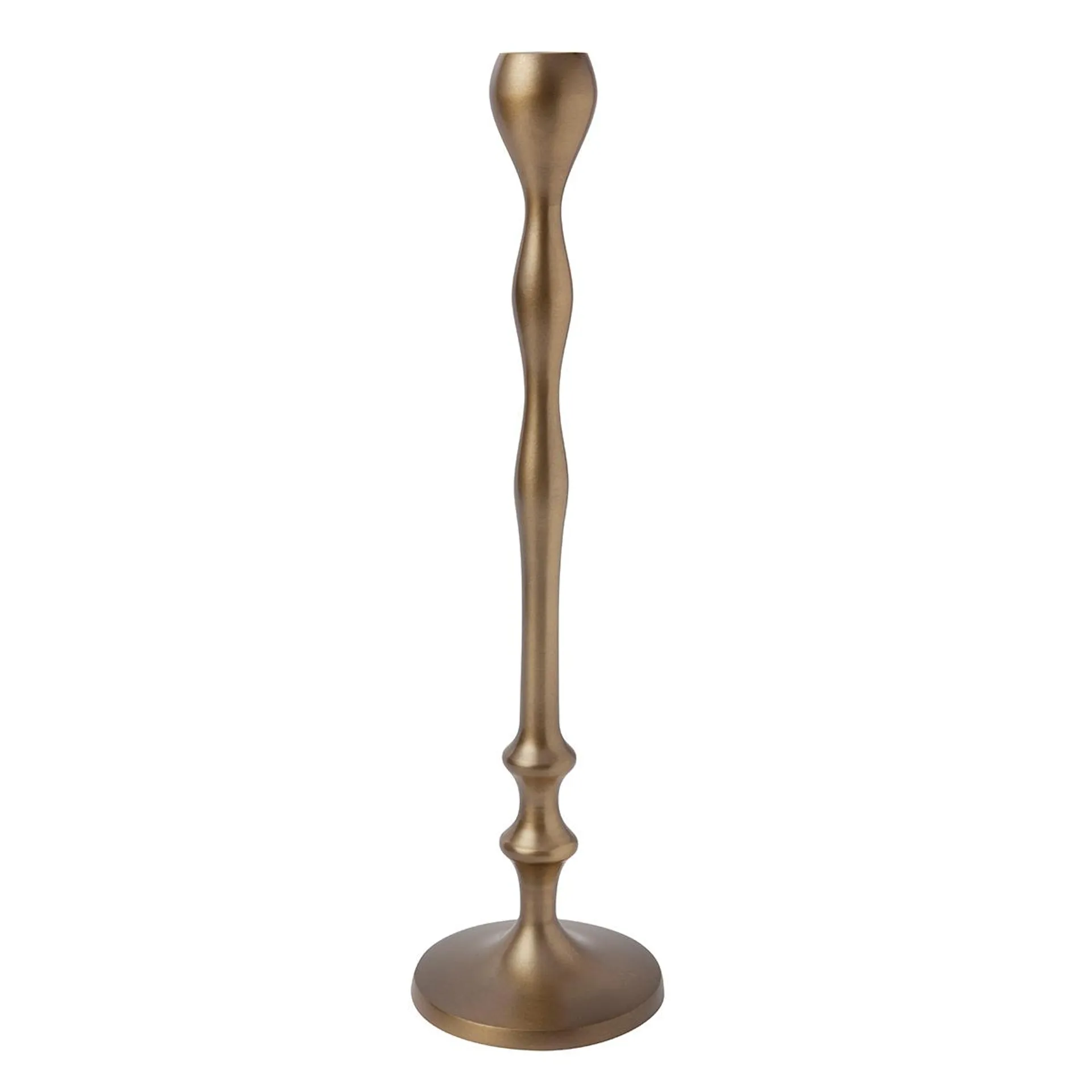 Medium Aged Candlestick Bronze