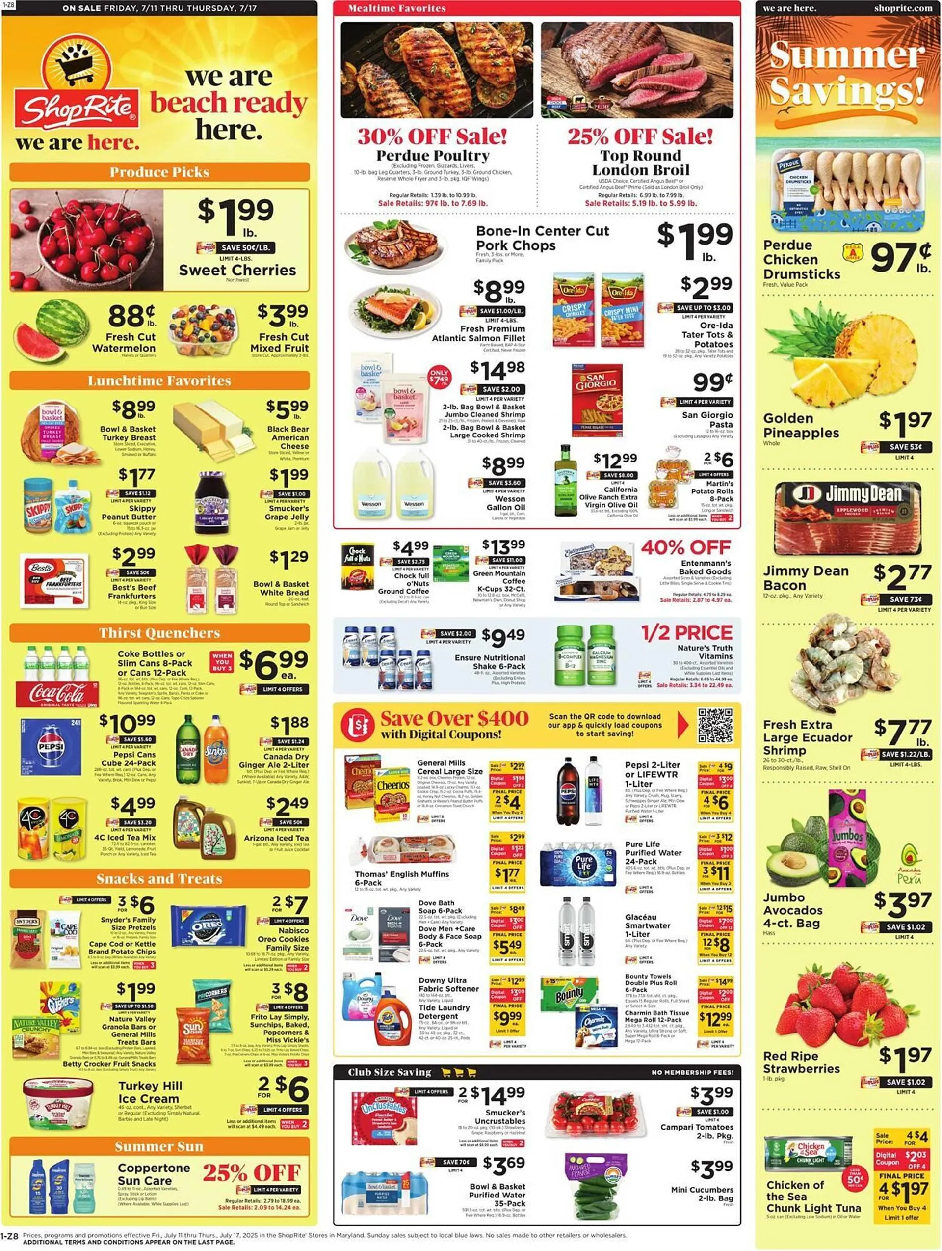 Weekly ad ShopRite Weekly Ad from July 10 to July 19 2025 - Page 1
