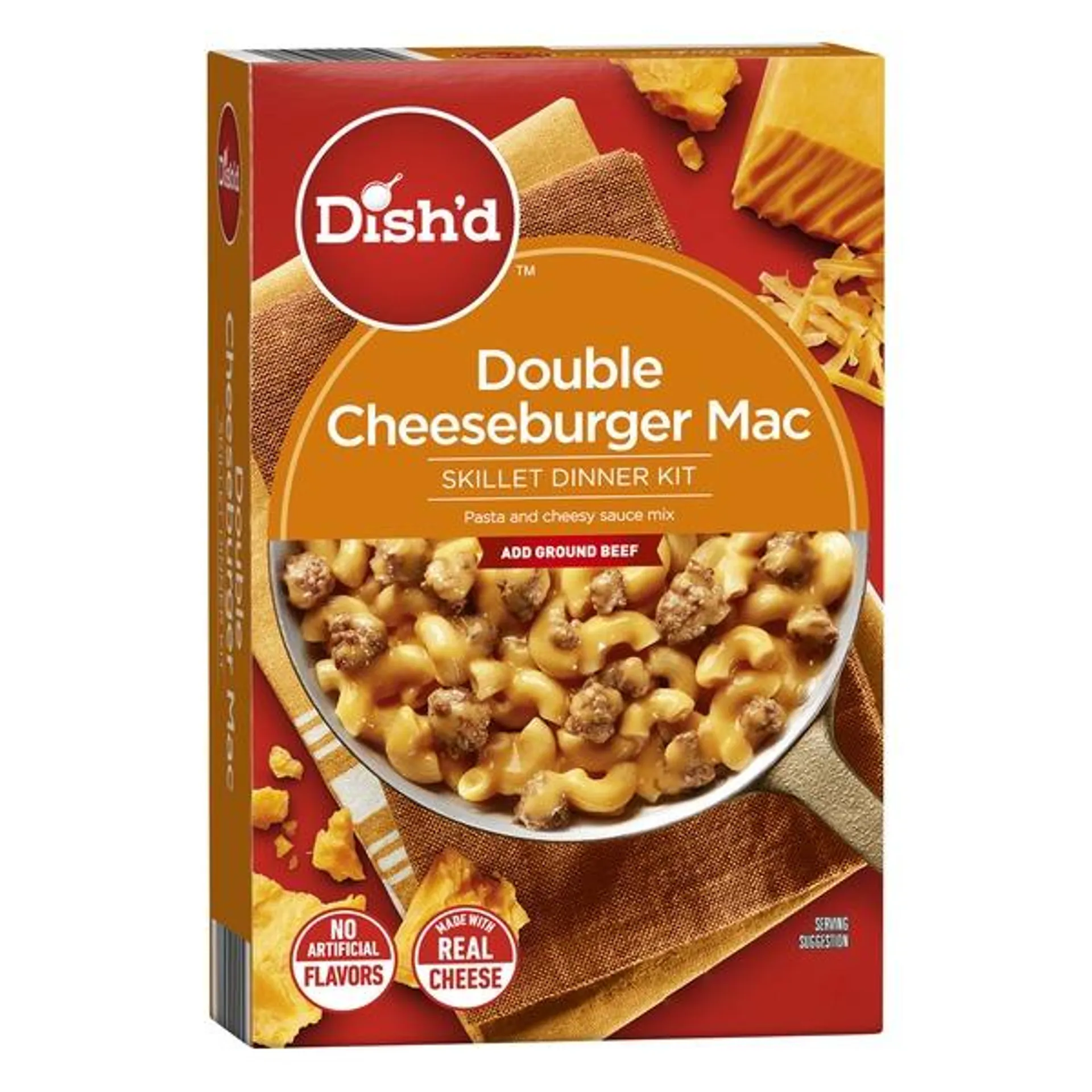 Dish'd Double Cheeseburger Mac Dinner Kit