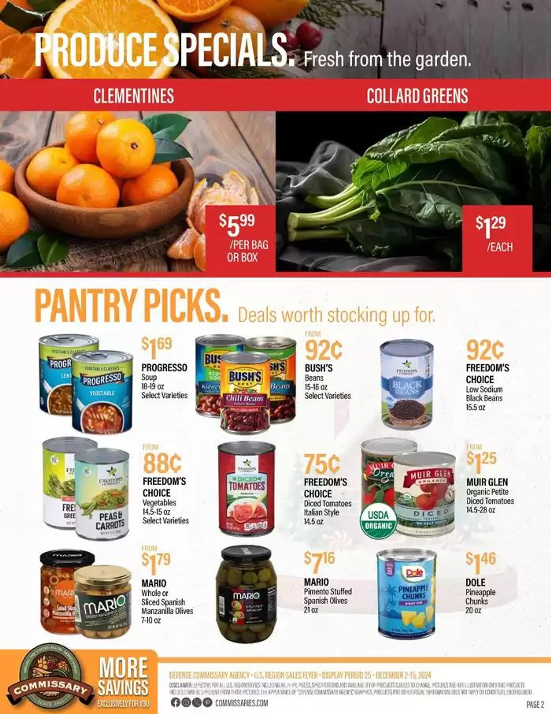 Weekly ad Flyer Commissary from December 2 to December 15 2024 - Page 2