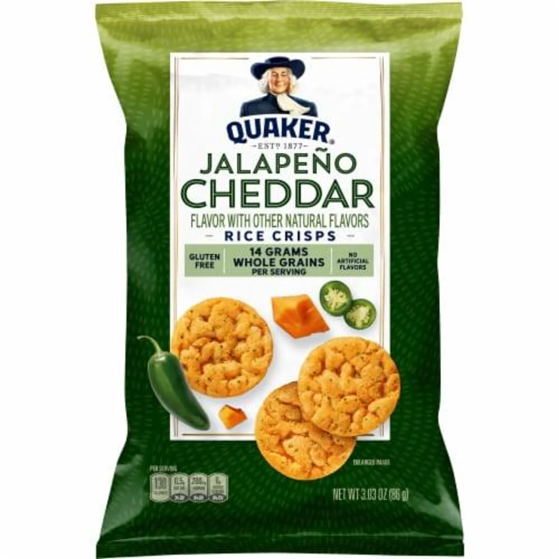 Quaker® Rice Crisps Jalapeno Cheddar