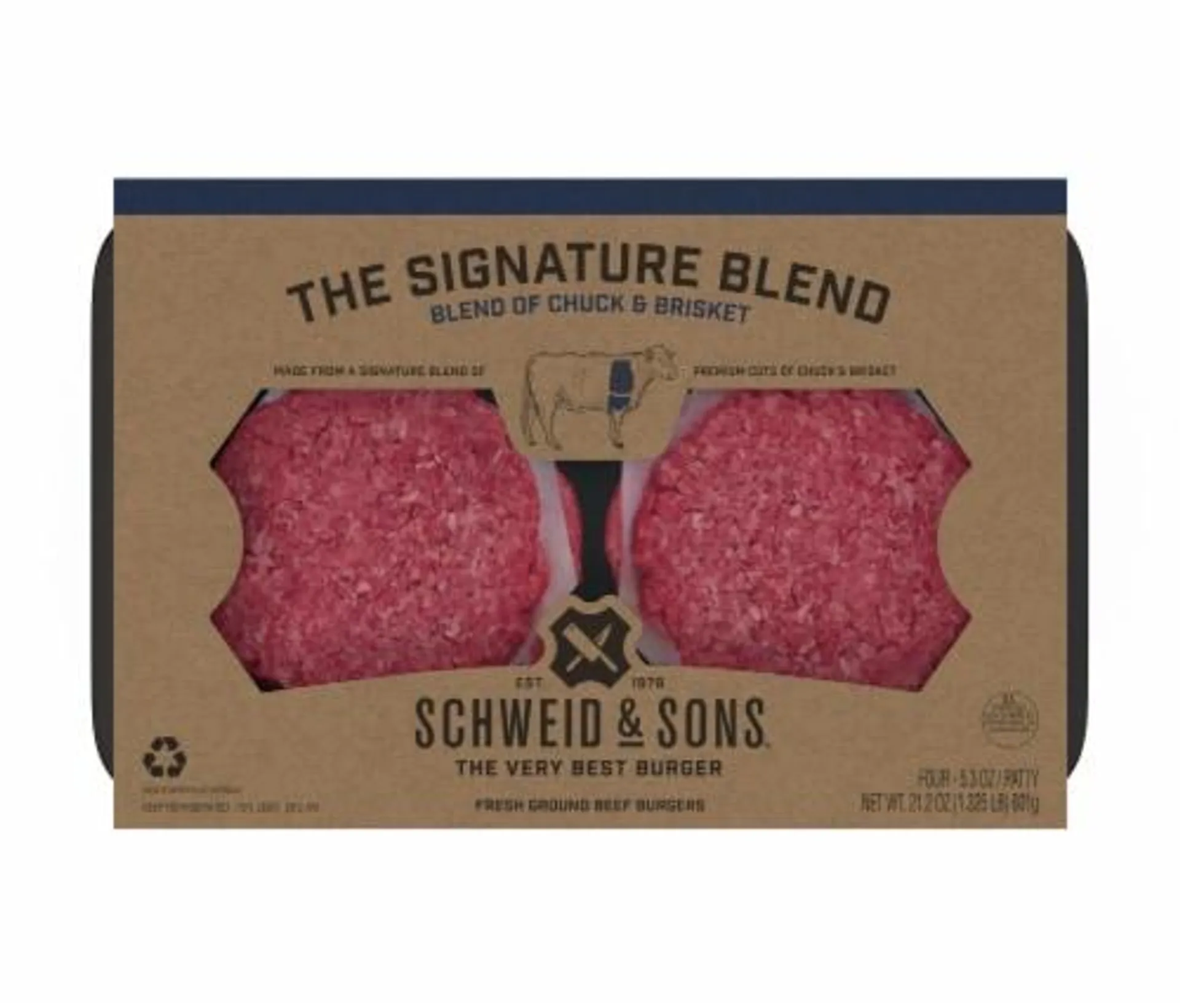 Schweid & Sons® Signature Series Chuck Brisket Burger Patties