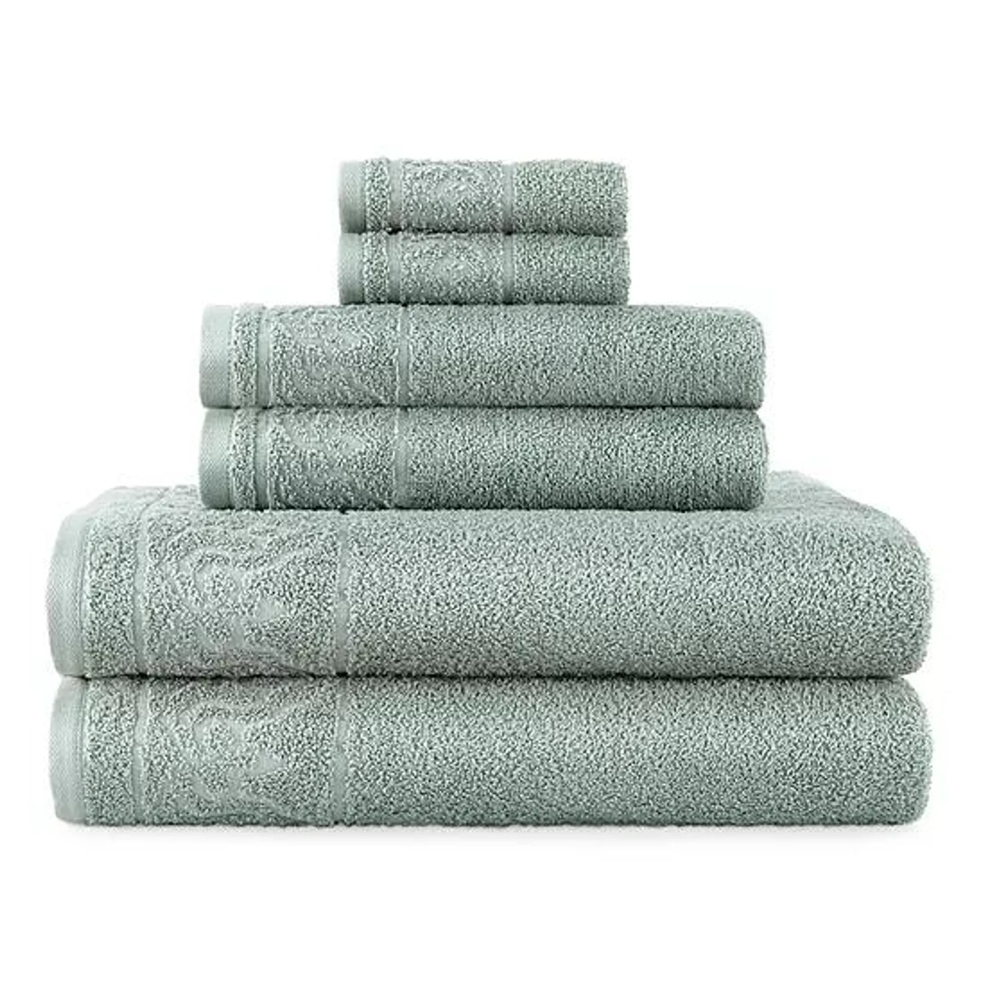 Broadhaven Elegant Scroll Bath Towel