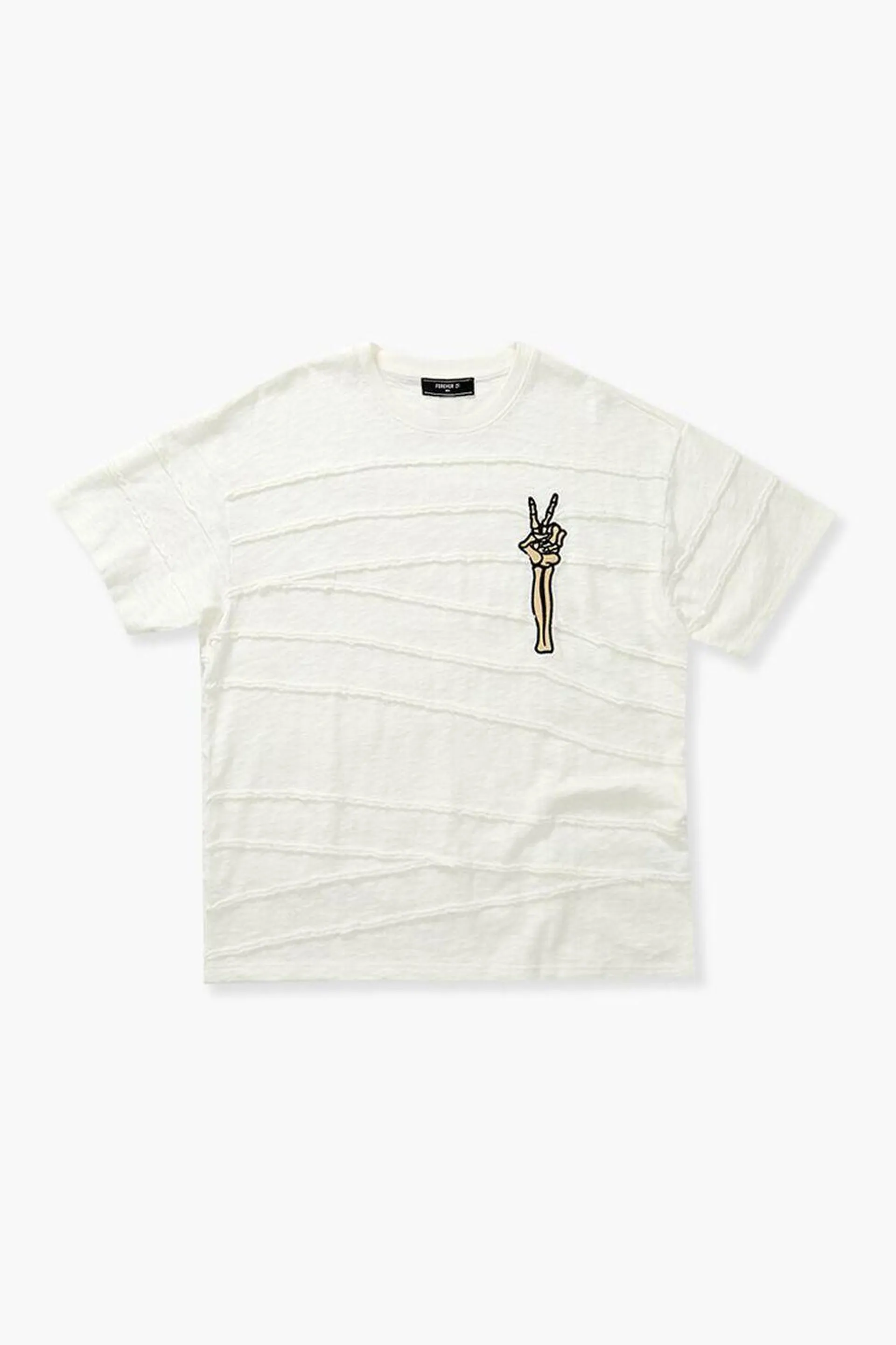 Mummy Peace Sign Patch Tee