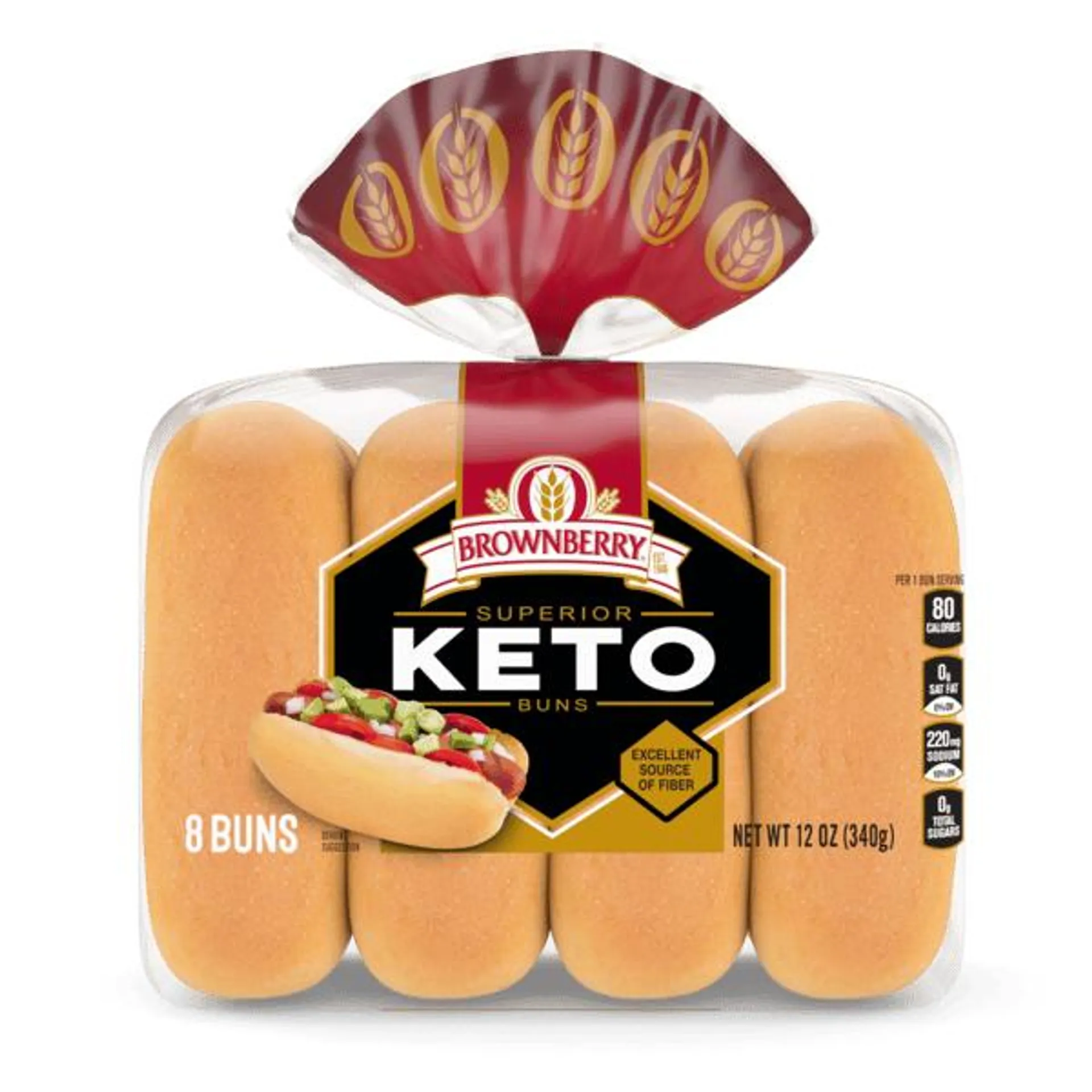 Arnold/Brownberry/Oraweat Superior Keto Hotdog Buns 8Ct