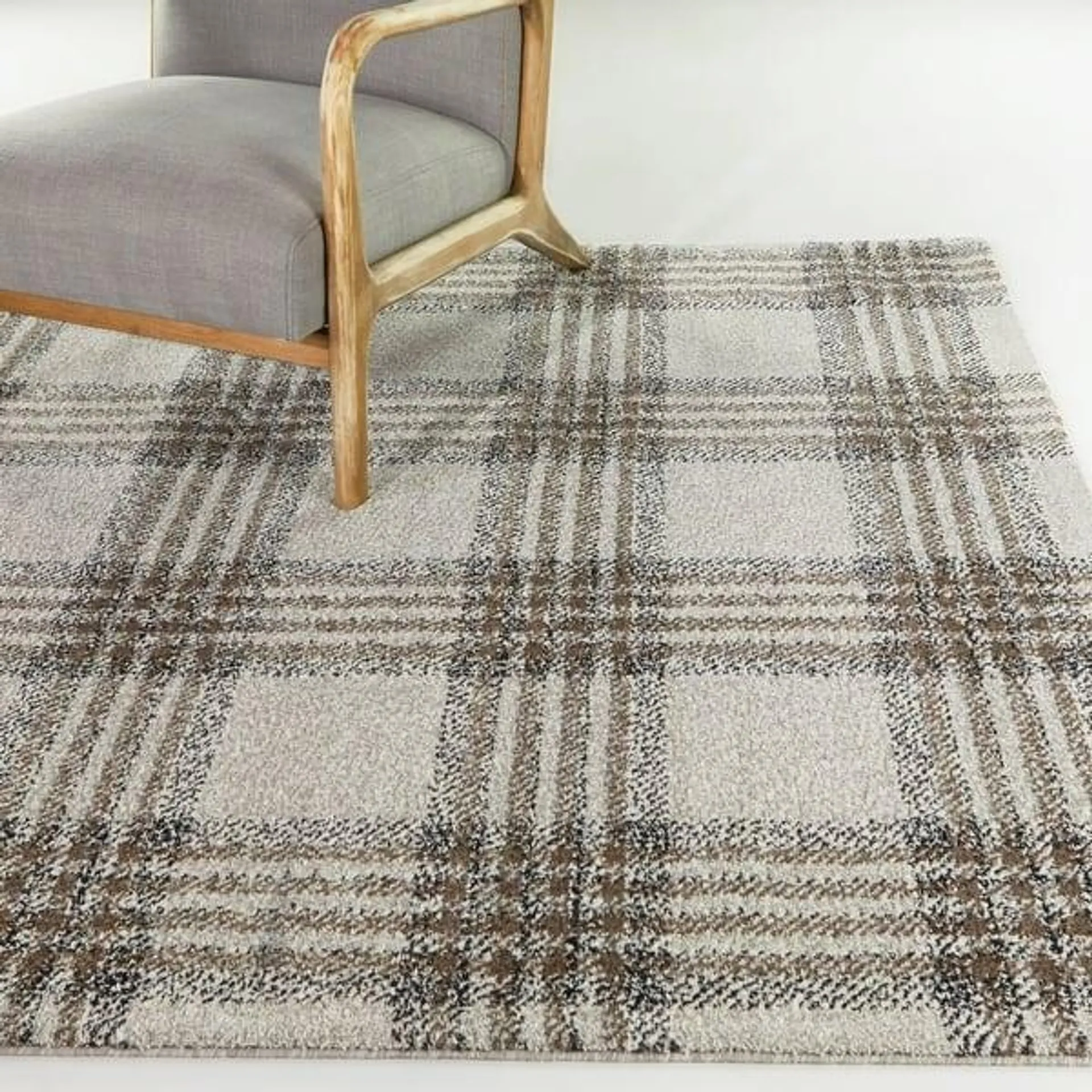 Monte Classic Plaid Area Rug