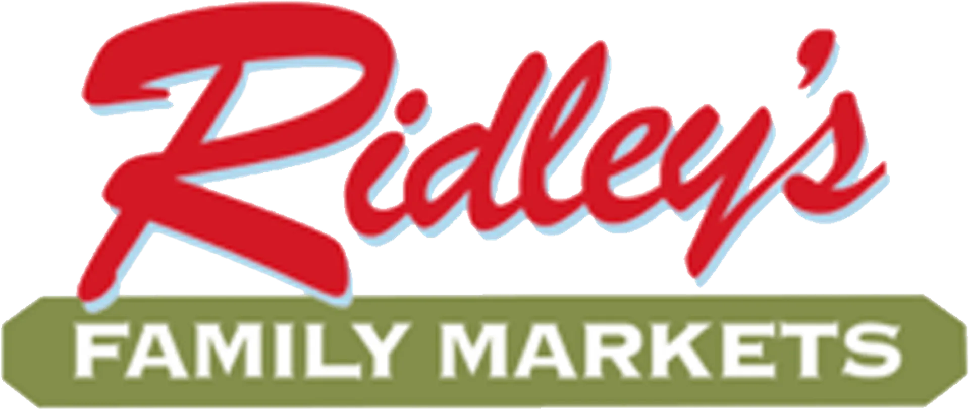 RIDLEY´S FAMILY MARKET logo. Current weekly ad