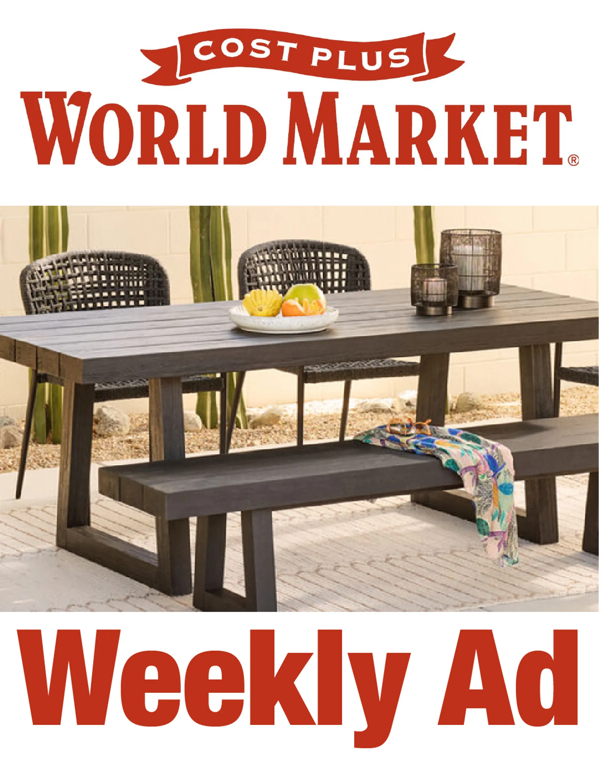 Weekly ad World Market Sales from August 12 to August 31 2025 - Page 1