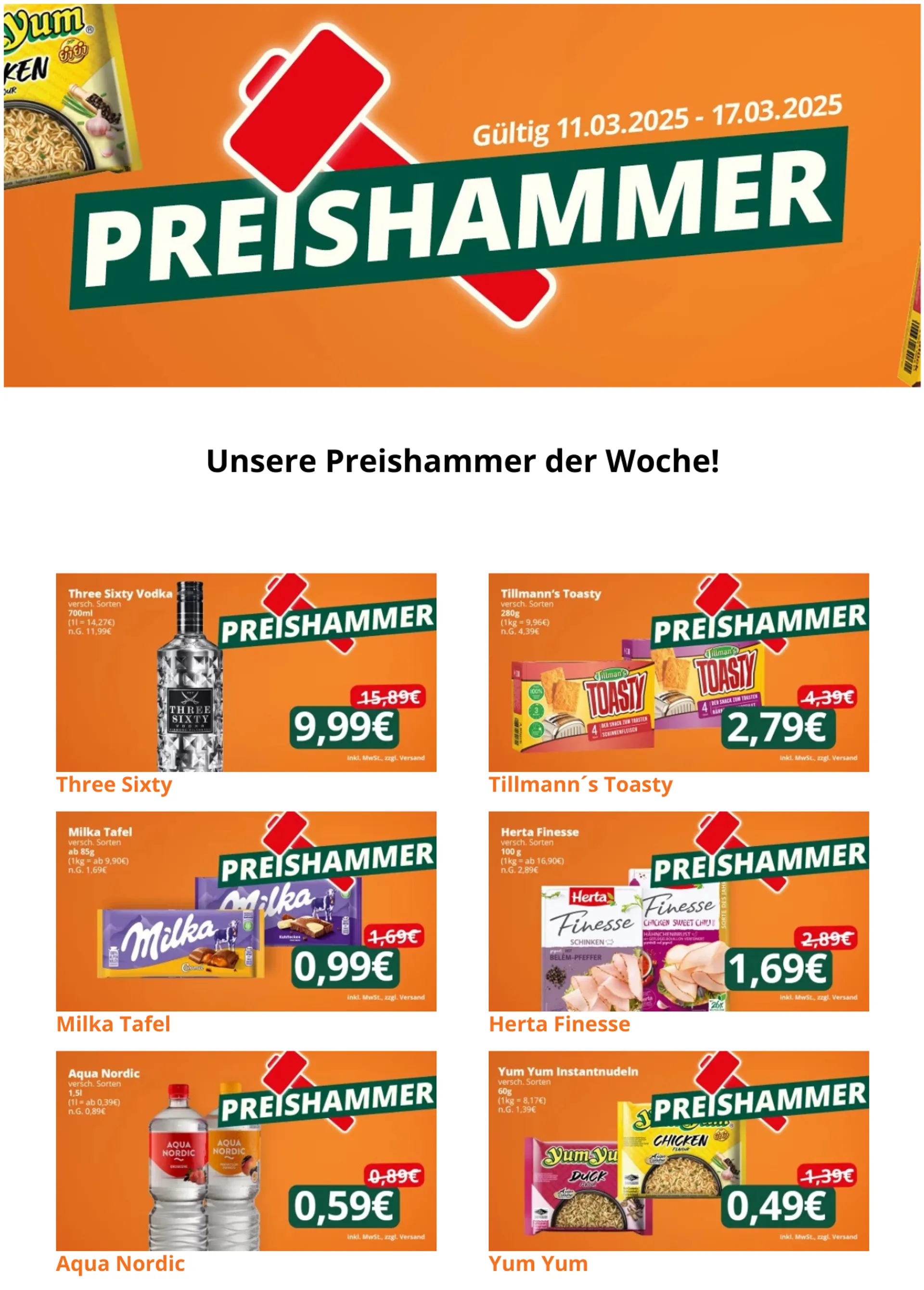 Rabatte von 11. März bis 17. März 2025 - Prospekt seite 1
