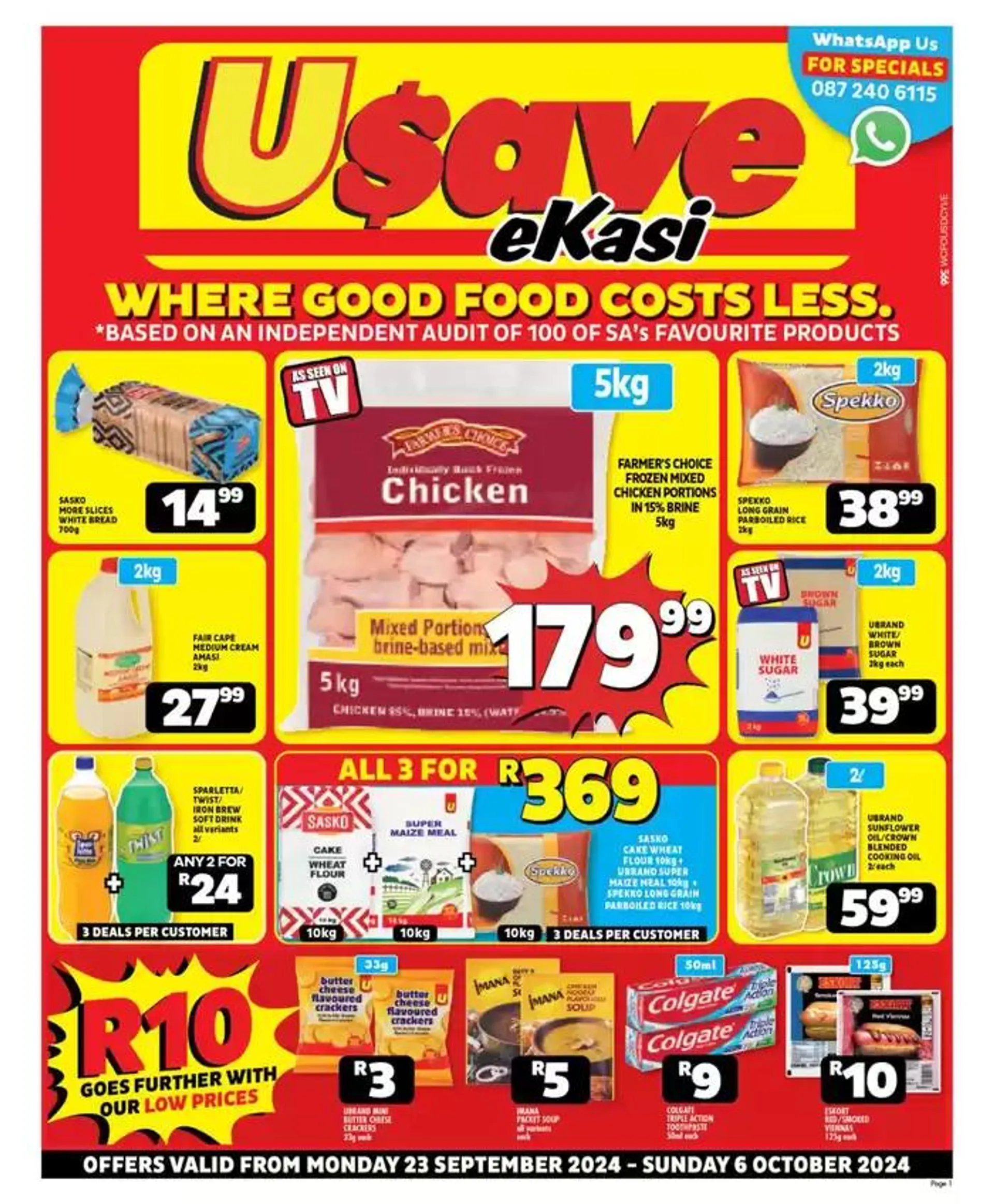 Usave weekly specials - 1