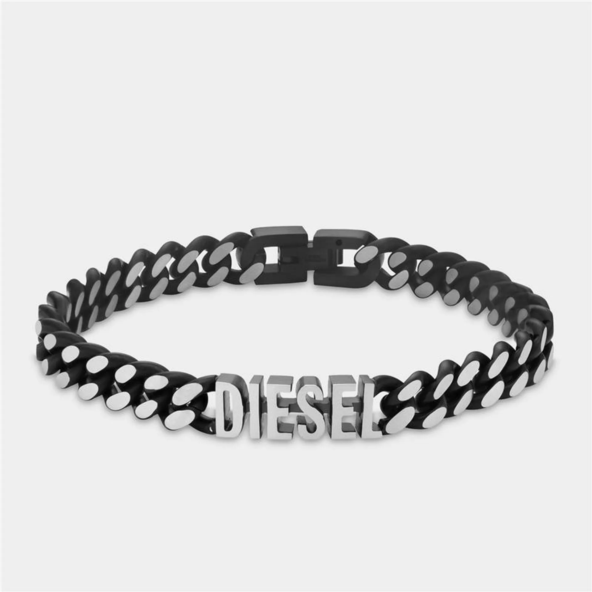 Diesel Black Plated Stainless Steel Bracelet