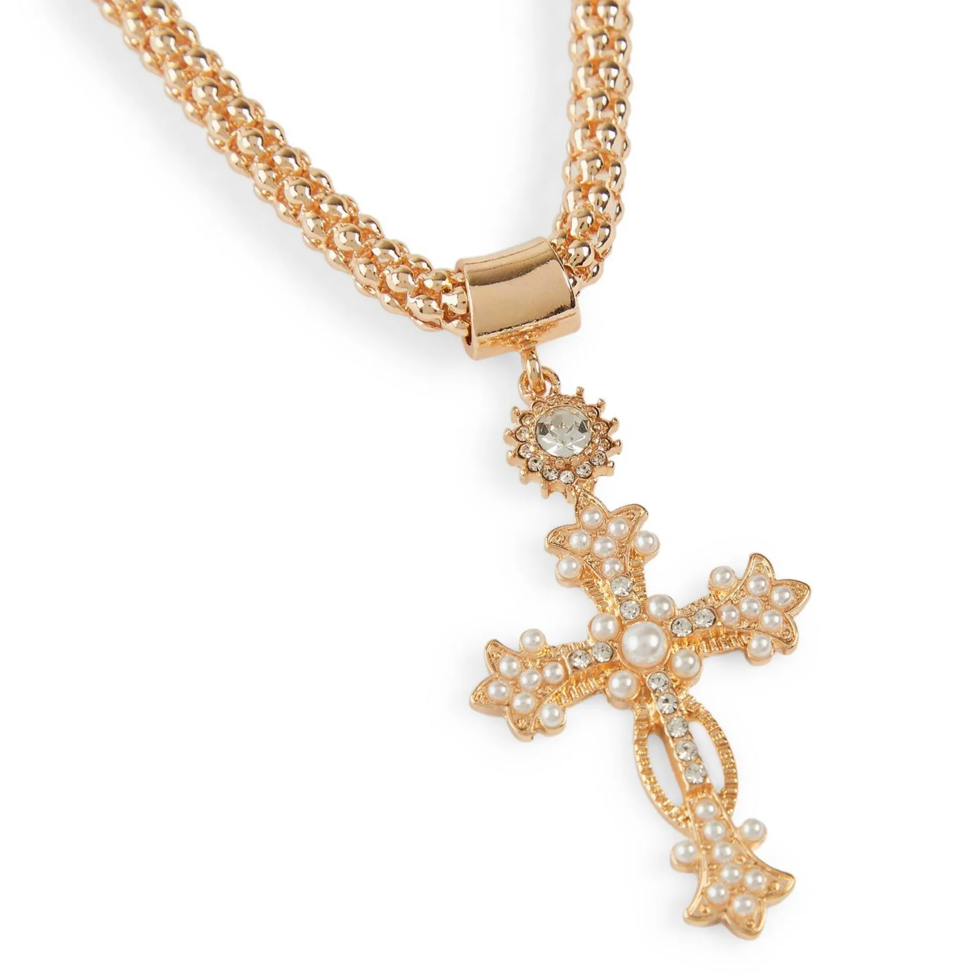 Gold Cross Necklace