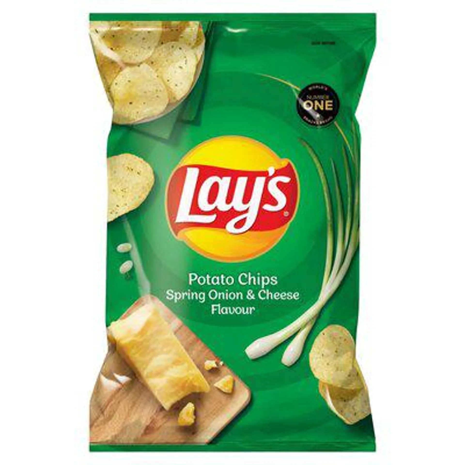 Lay's Spring Onion & Cheese Flavoured Potato Chips 120g