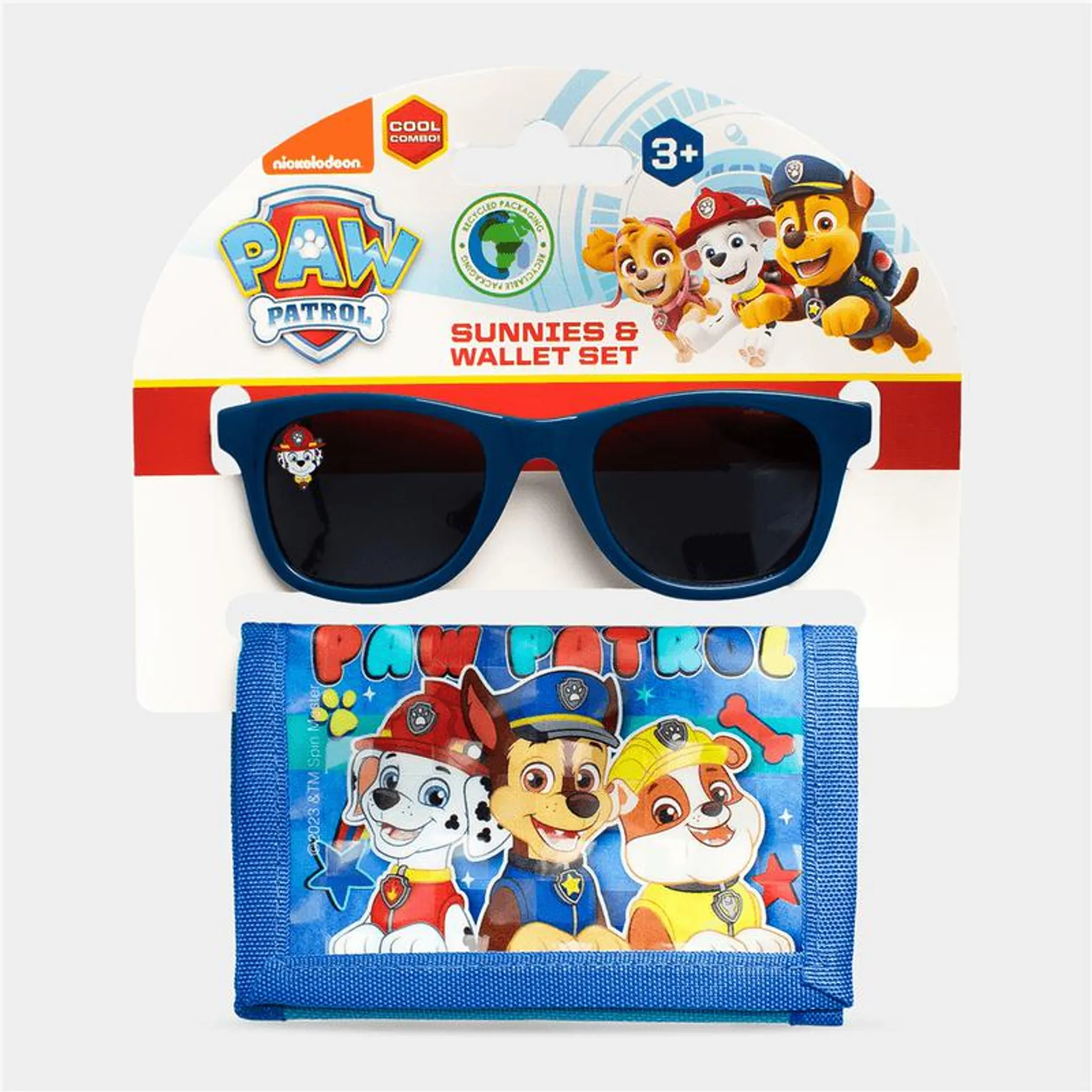 Boy's Character Group Blue Paw Patrol Sunglasses & Wallet Set