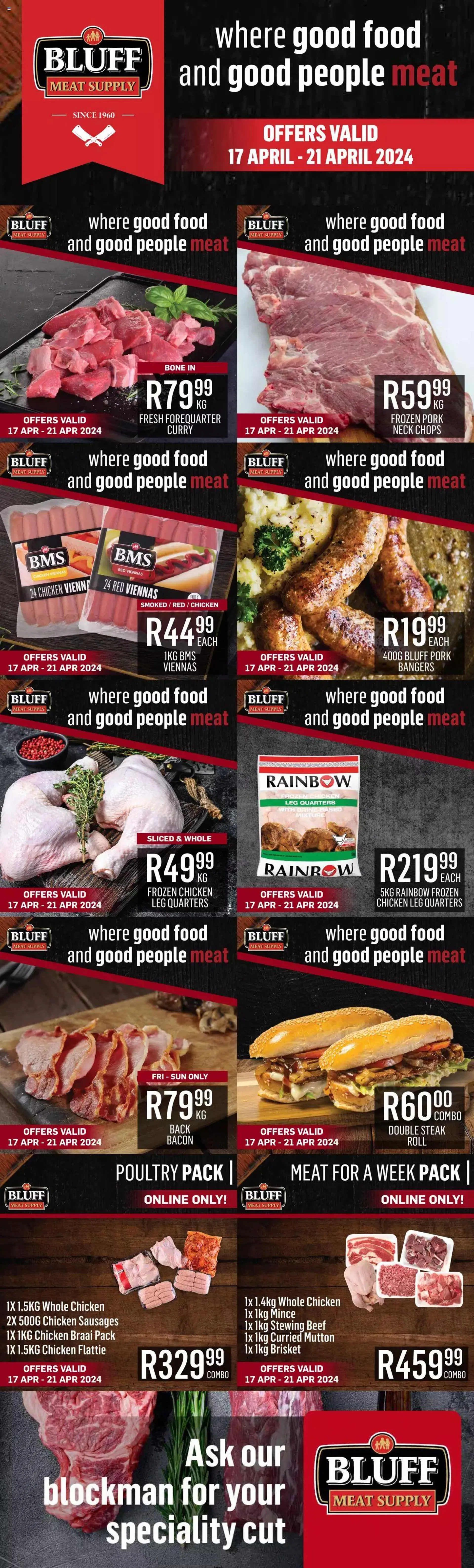 Bluff Meat Supply - Weekly Specials - 0