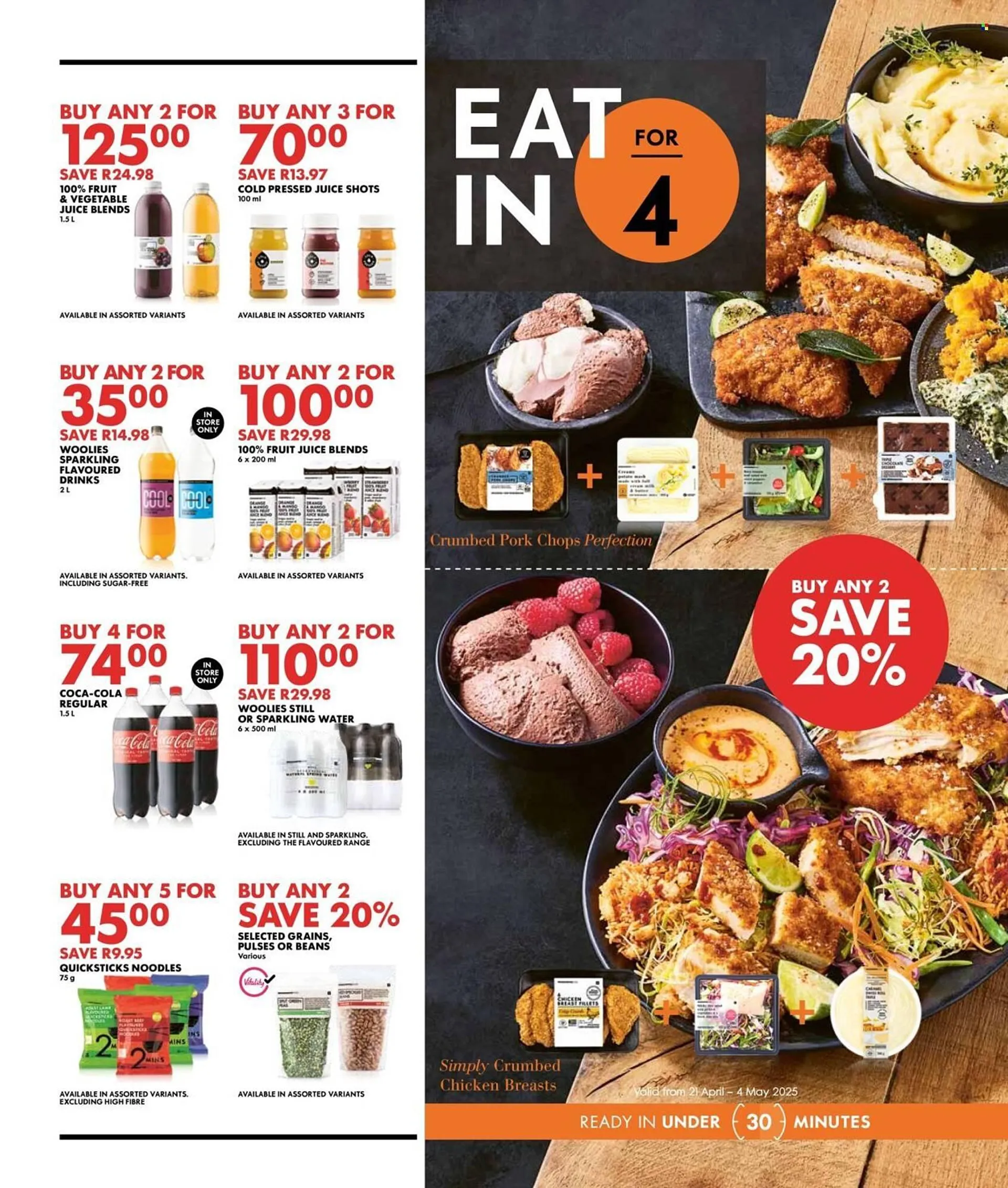 Woolworths catalogue from 21 April to 4 May 2025 - Catalogue Page 1