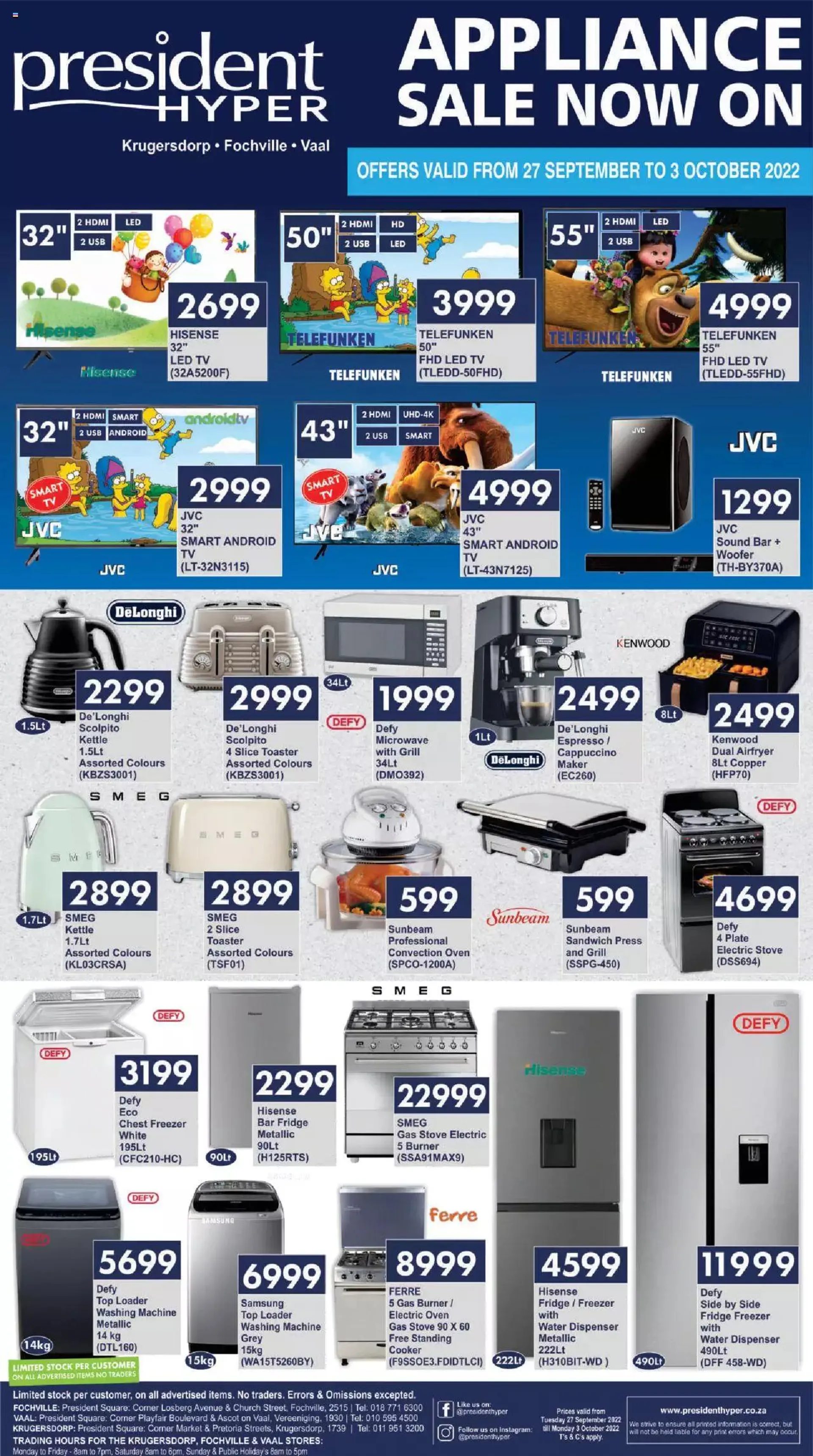 President Hyper - Appliance Sale - 0