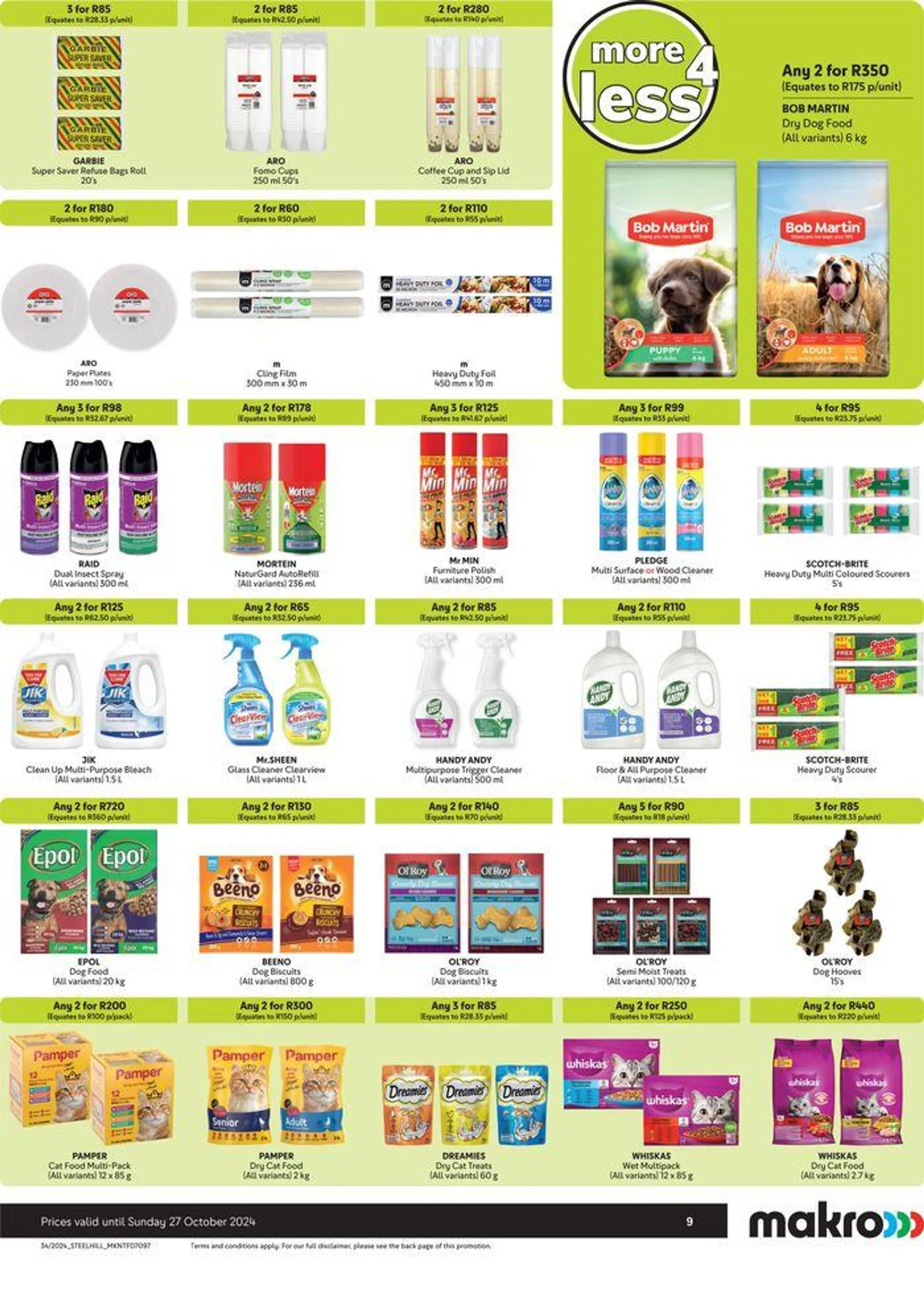 Makro : More 4 Less from 19 August to 27 October 2024 - Catalogue Page 9