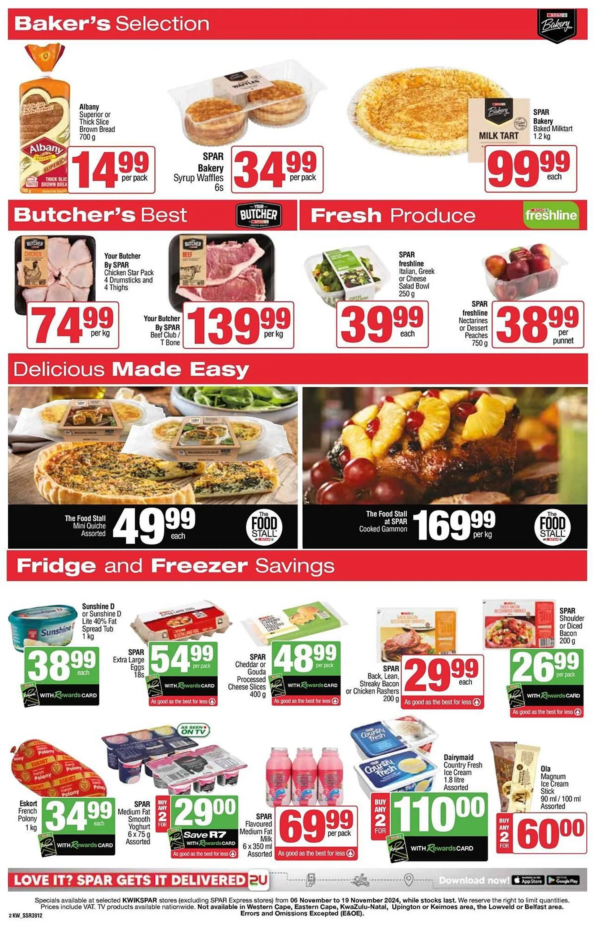 KwikSpar catalogue from 6 November to 19 November 2024 - Catalogue Page 2