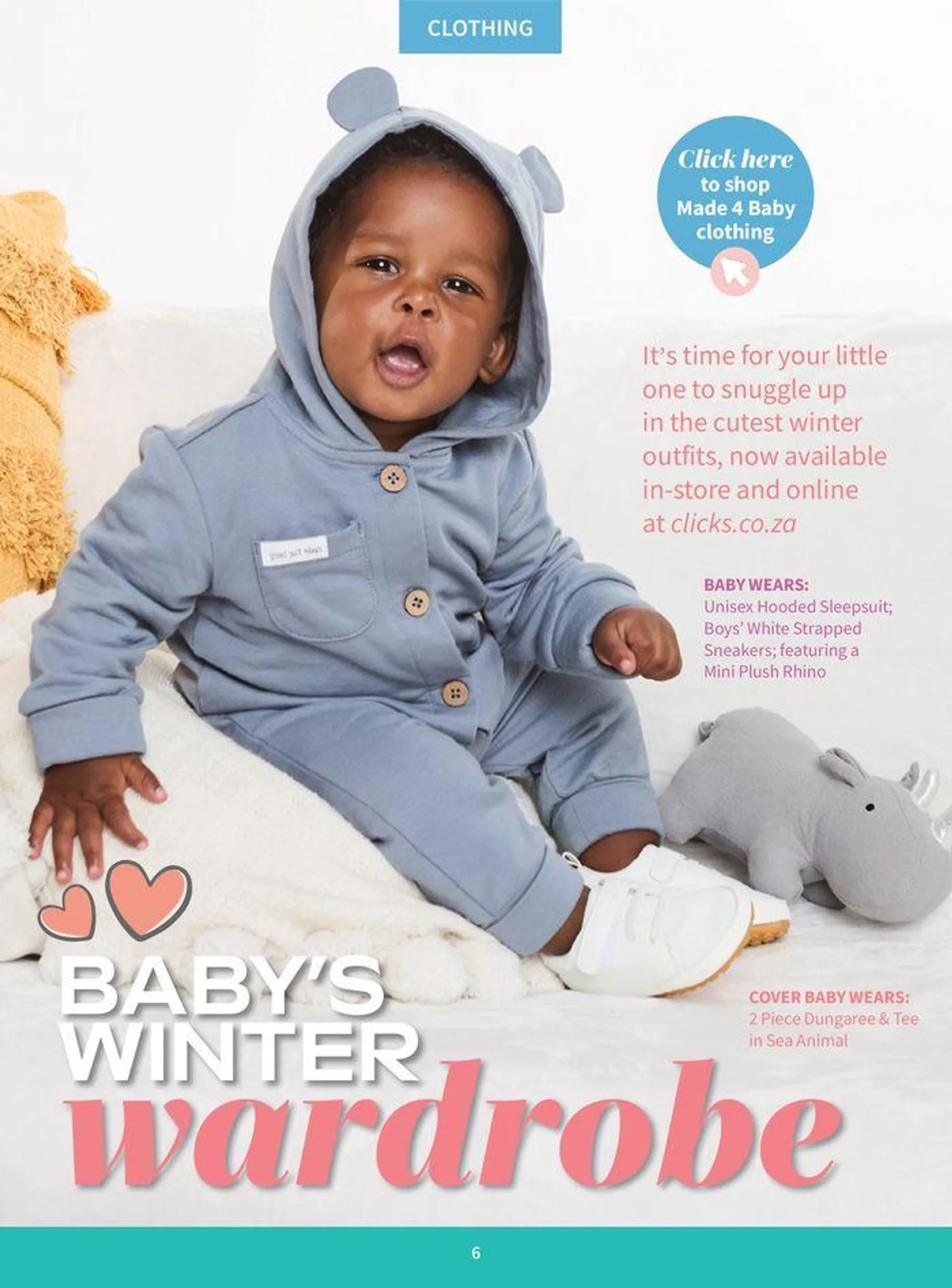 Clicks Baby Club Magazine Winter 2024 from 21 August to 30 September 2024 - Catalogue Page 6