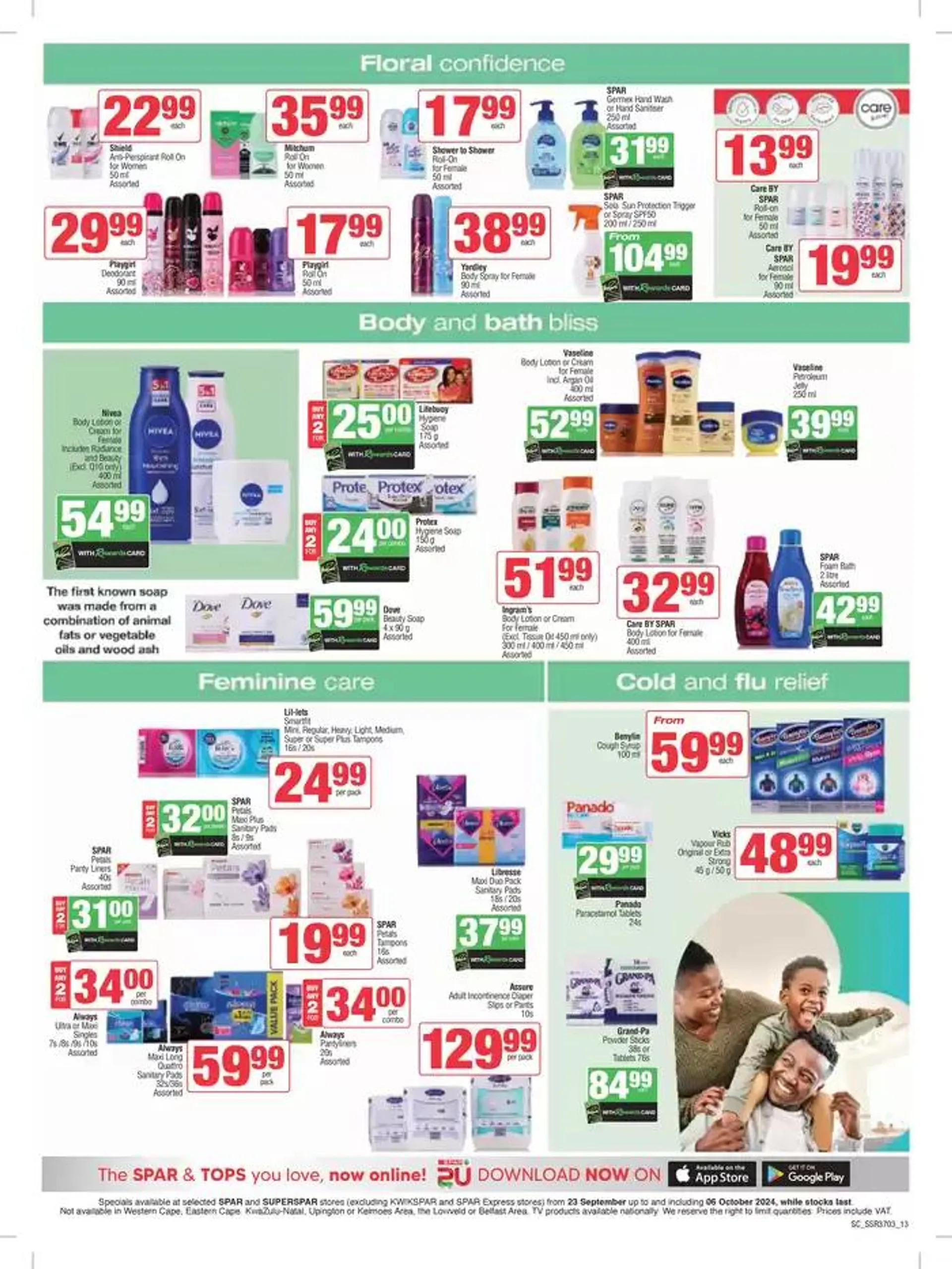 Specials Spar from 23 September to 6 October 2024 - Catalogue Page 13