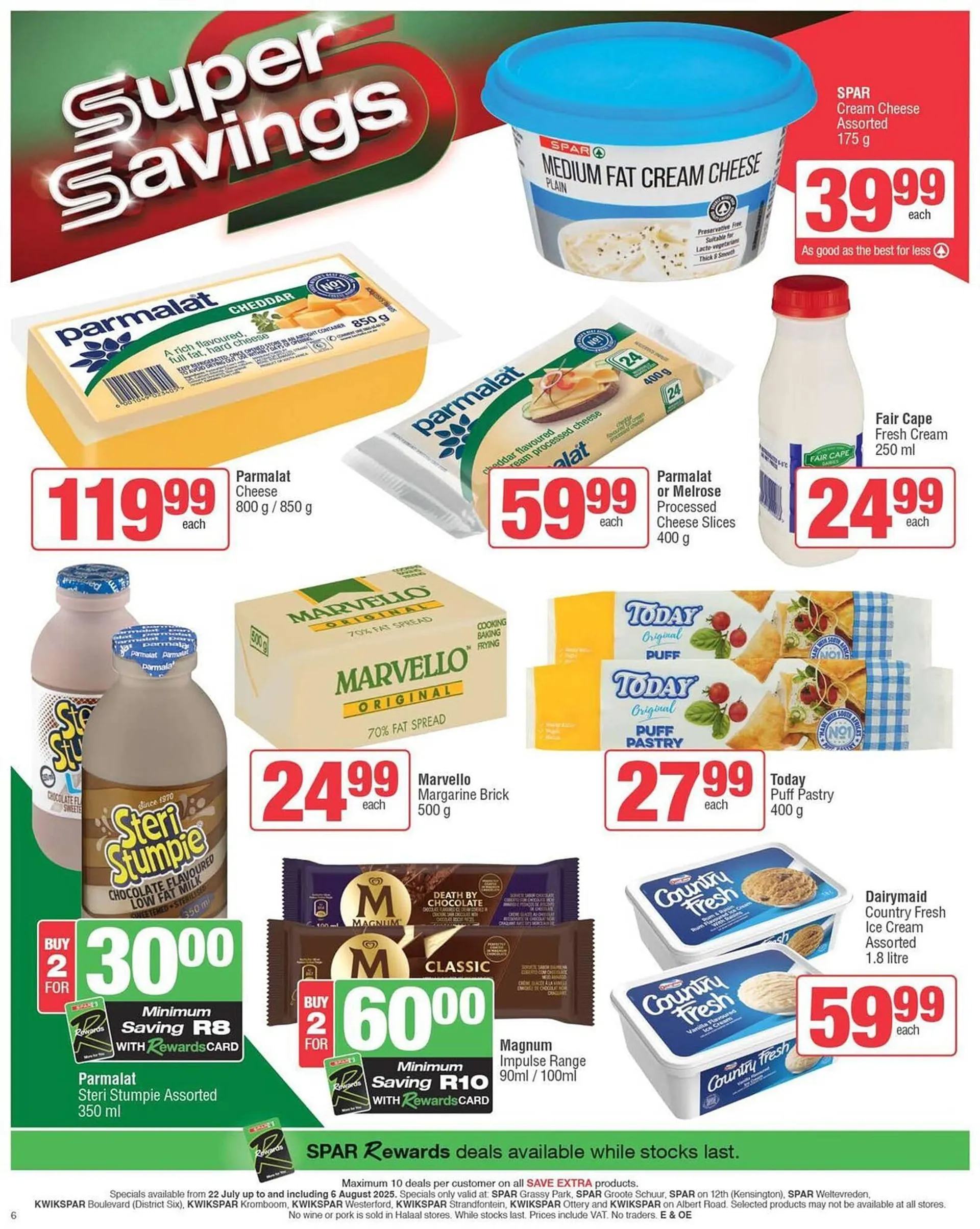KwikSpar catalogue from 24 July to 6 August 2025 - Catalogue Page 1