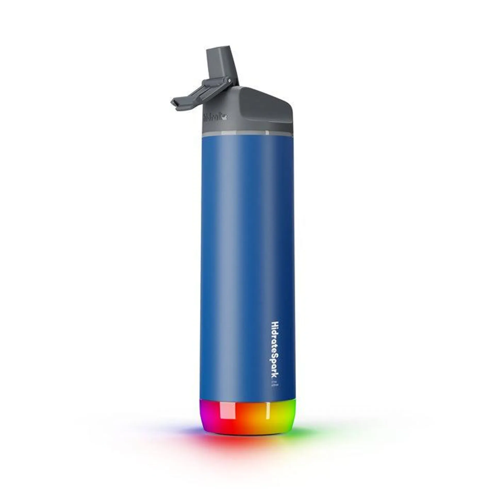 HidrateSpark PRO 500ml Smart Water Bottle with Straw Lid - Deep Blue