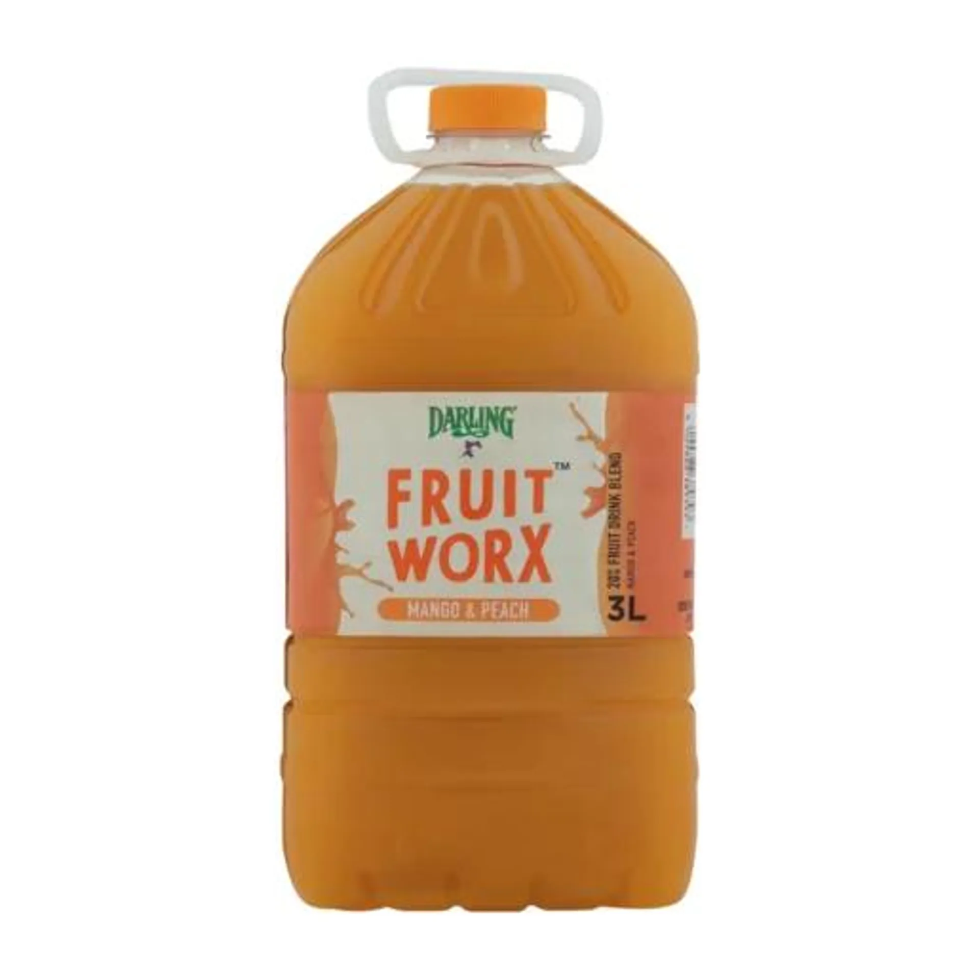 Darling Fruit Worx Mango & Peach Juice 3L