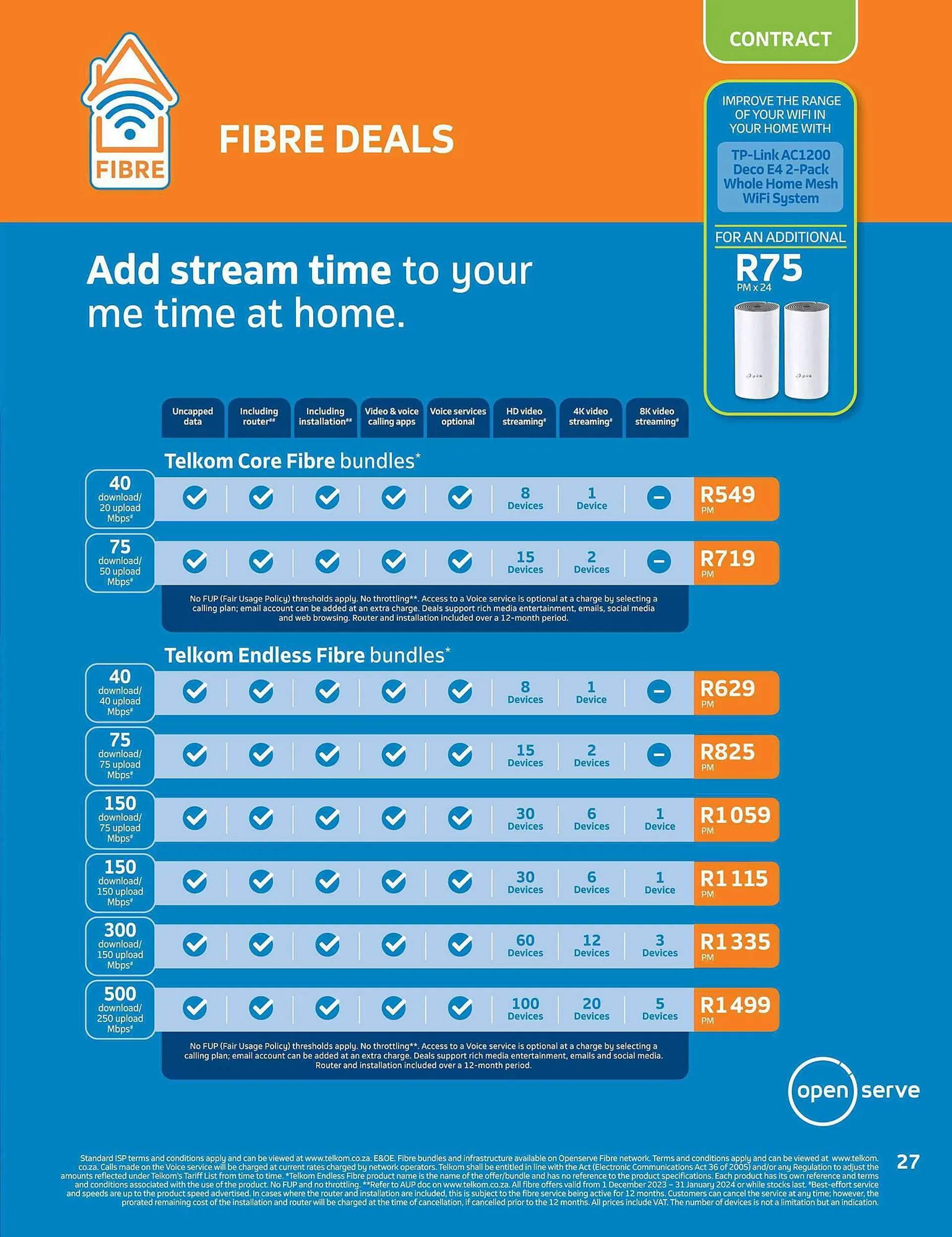 Telkom catalogue from 1 December to 31 January 2024 - Catalogue Page 27