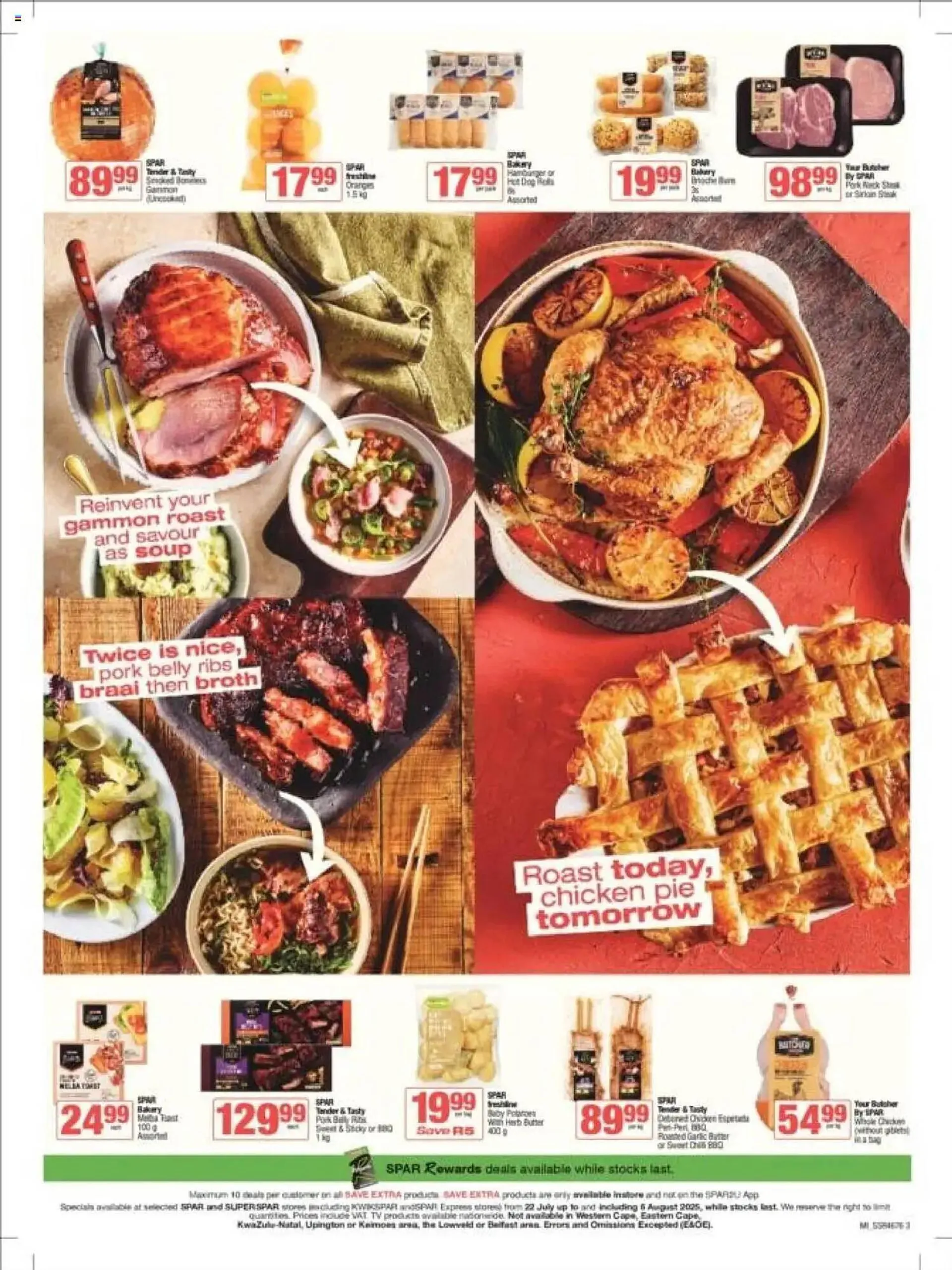 Spar catalogue from 22 July to 6 August 2025 - Catalogue Page 1