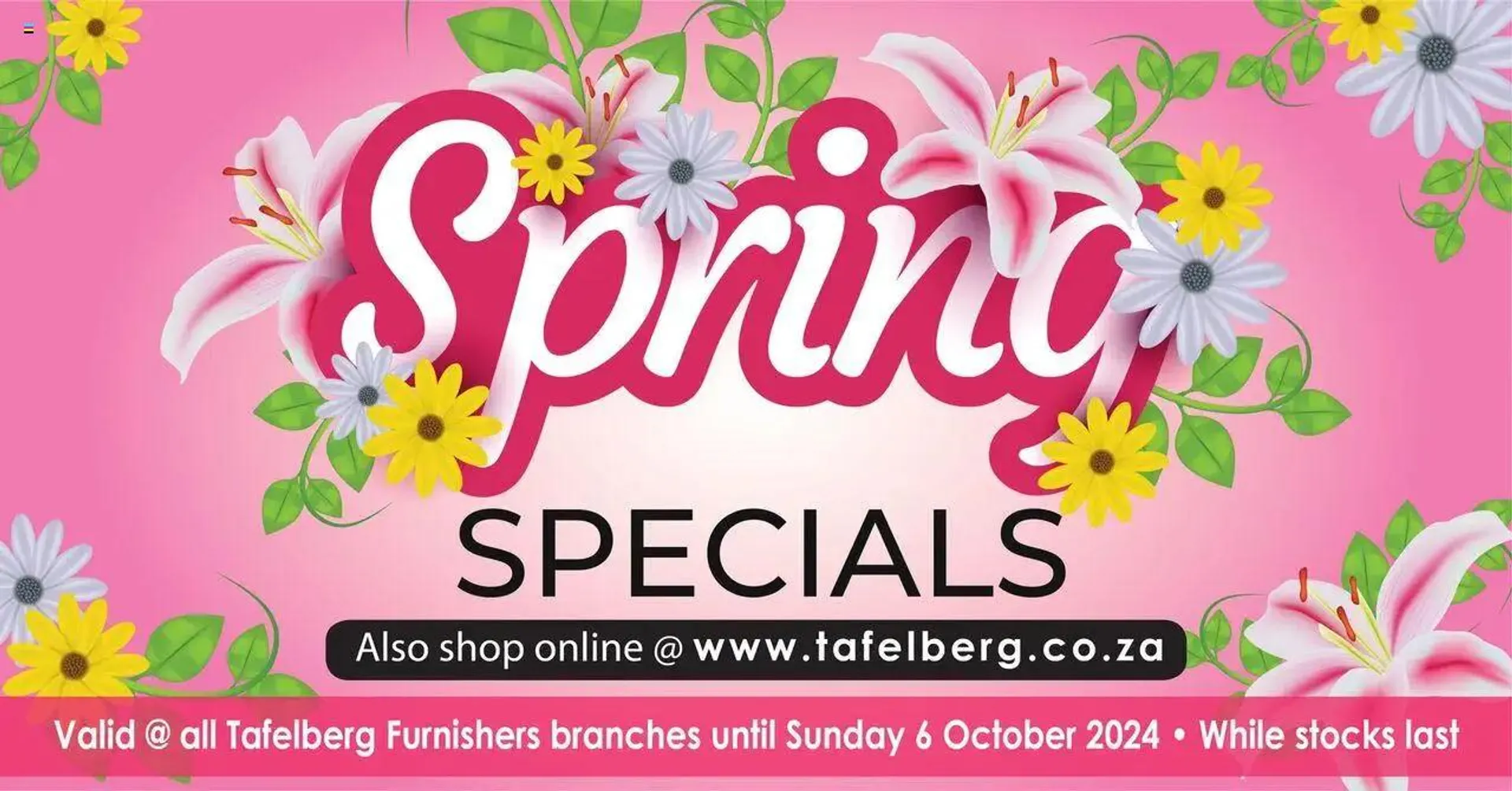 Tafelberg Furnishers Specials - 0