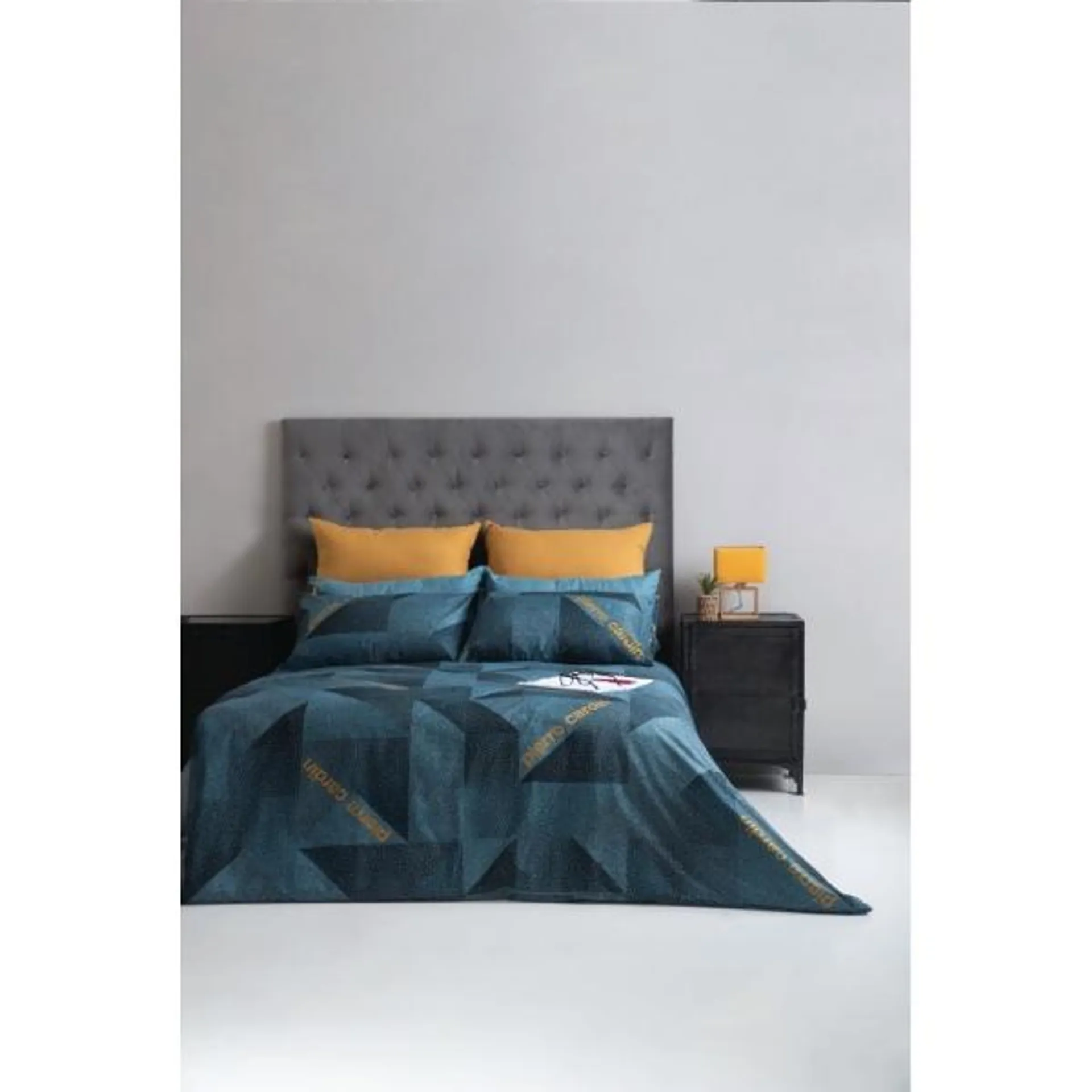 PC 3pce Duvet Cover 152cm Queen - Quartz