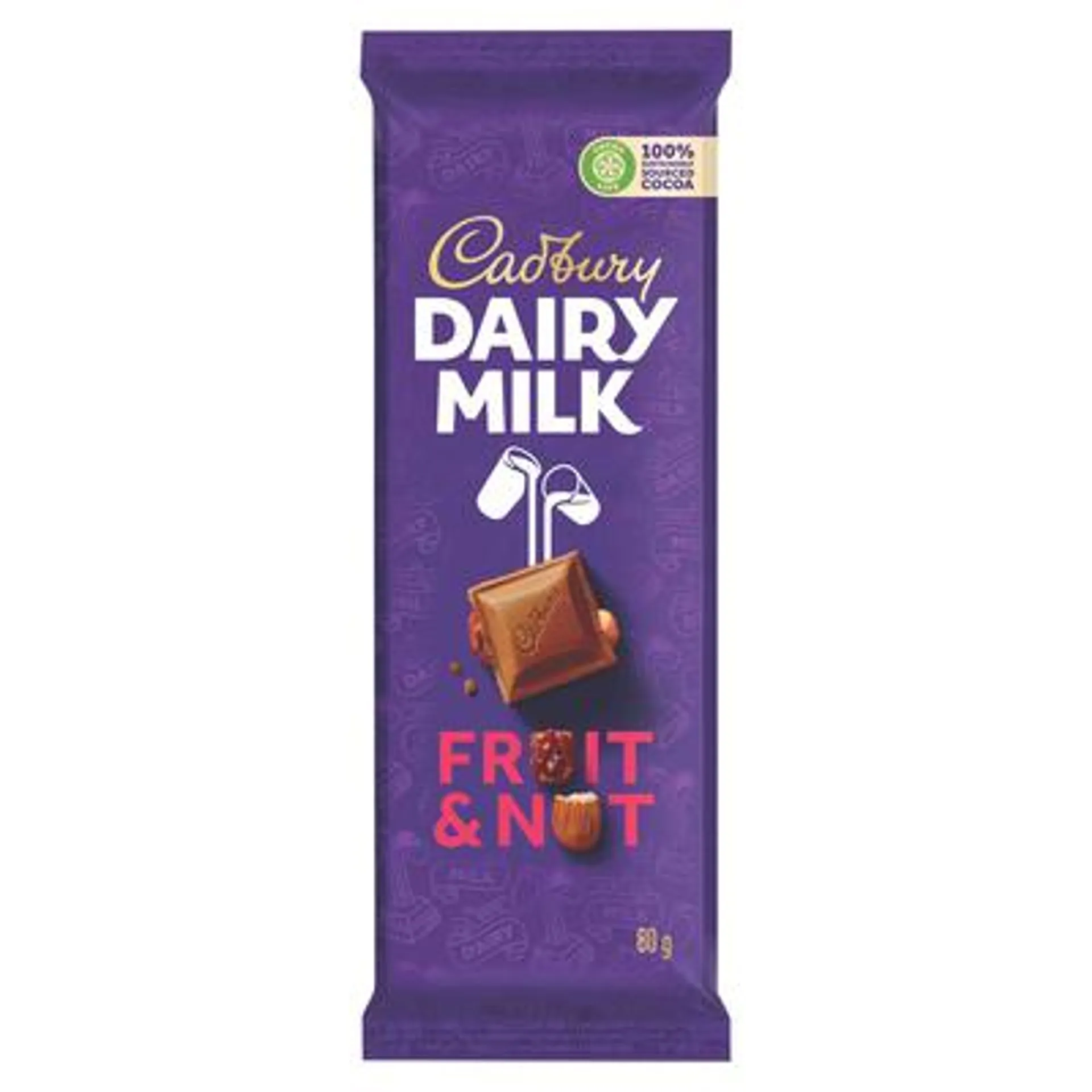 Cadbury Slab Fruit & Nut 80g