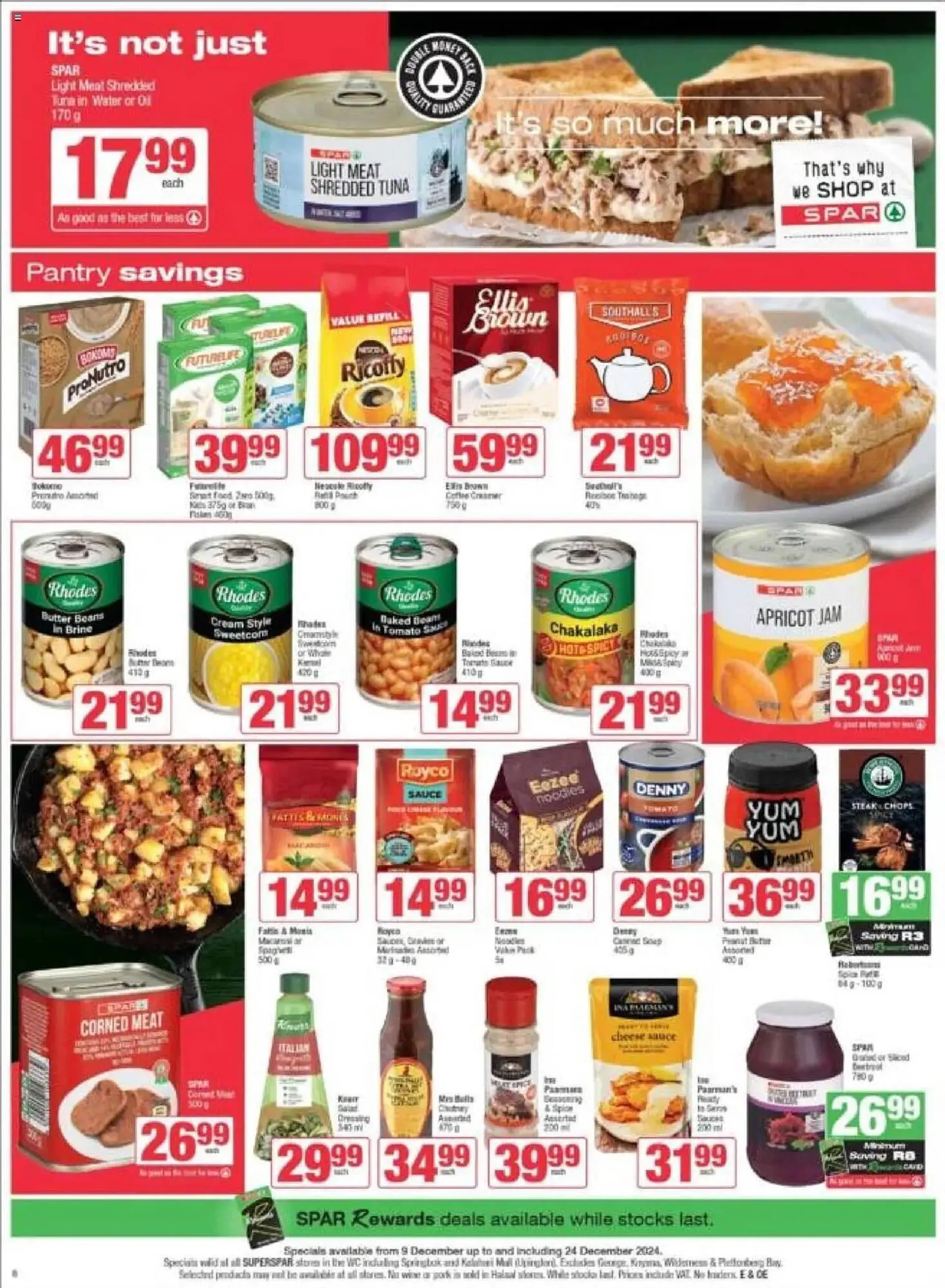 Spar catalogue from 9 December to 24 December 2024 - Catalogue Page 8