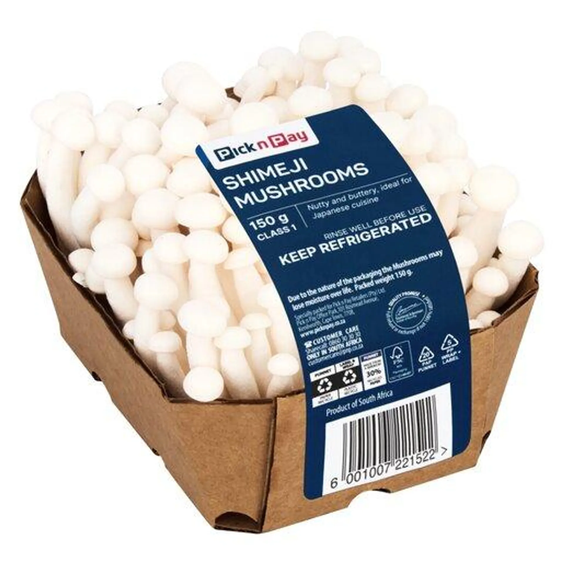 PnP Shimeji Mushrooms 150g