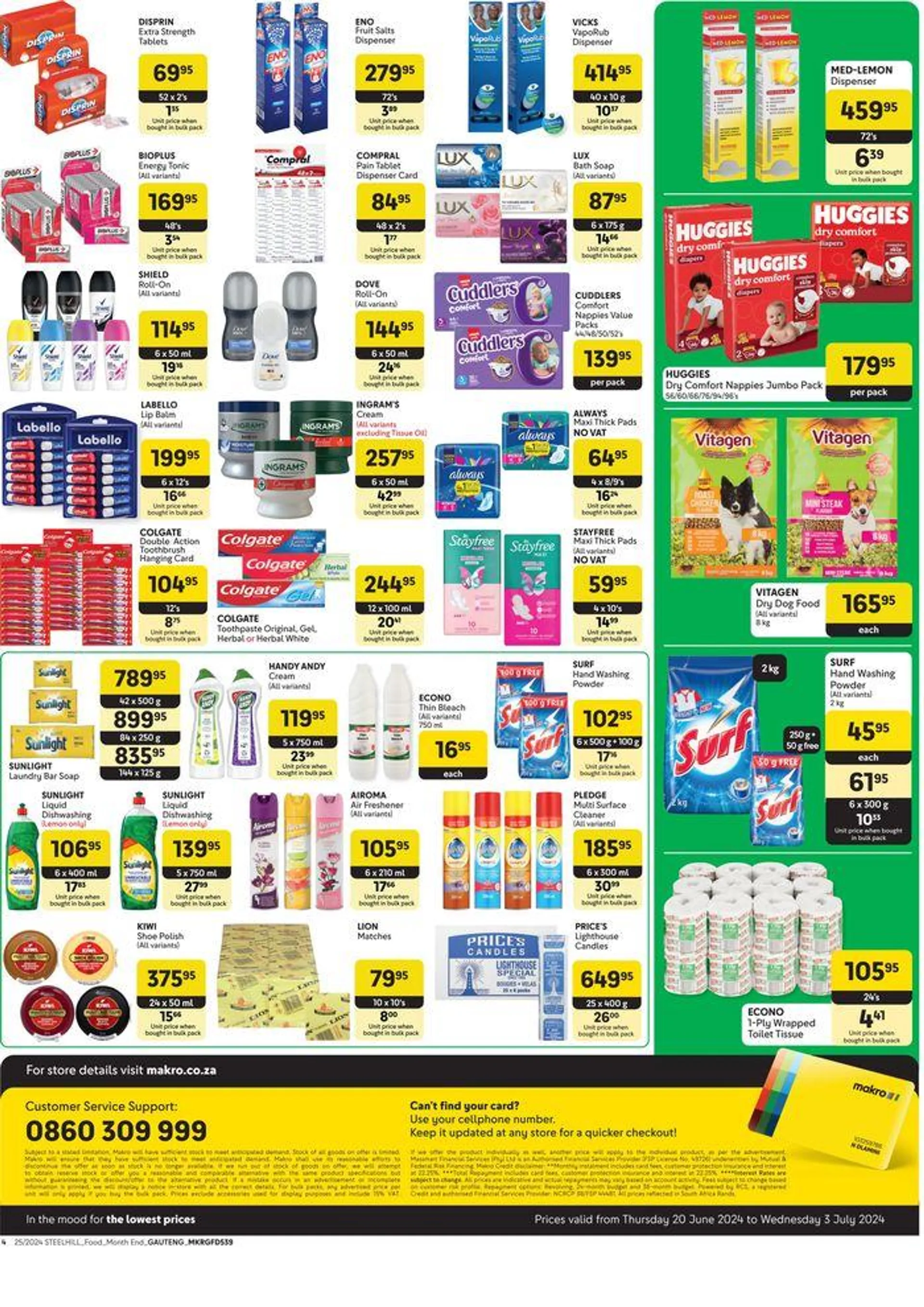 Makro Gauteng : Food from 20 June to 3 July 2024 - Catalogue Page 4