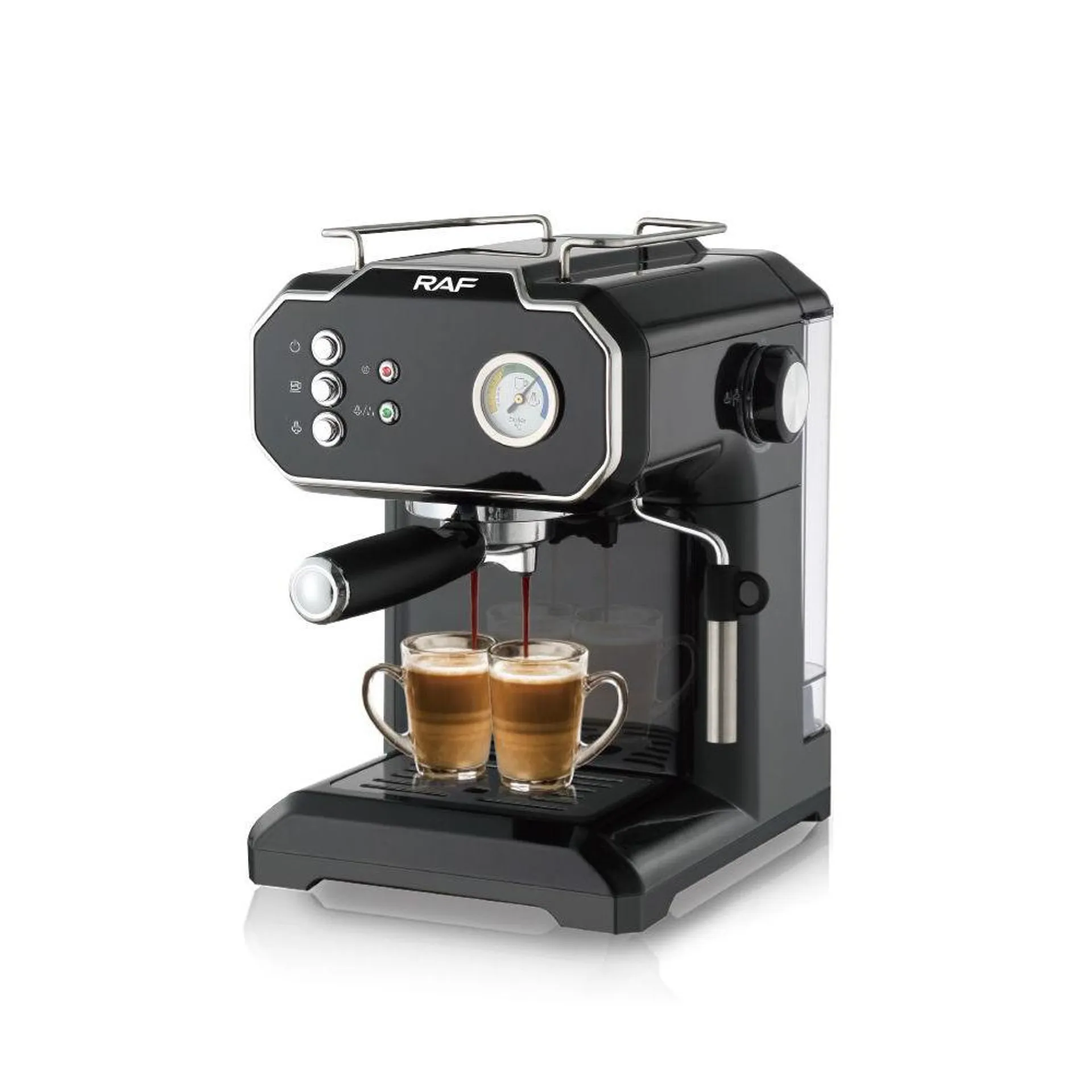 RAF 1.8L Espresso Coffee Machine - Black