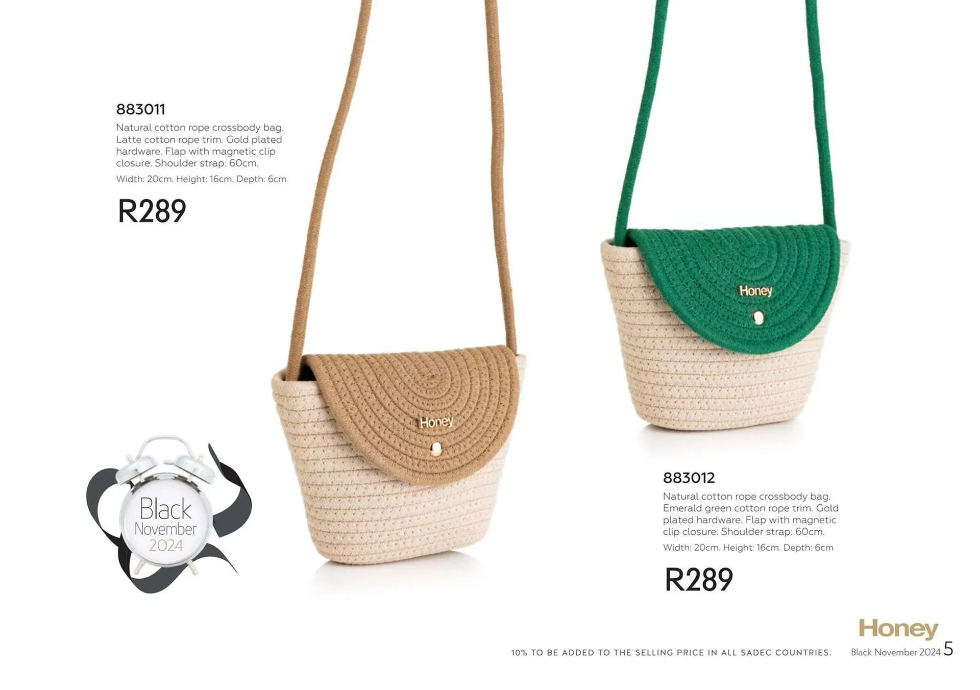 Honey Fashion Accessories catalogue from 25 November to 30 November 2024 - Catalogue Page 12