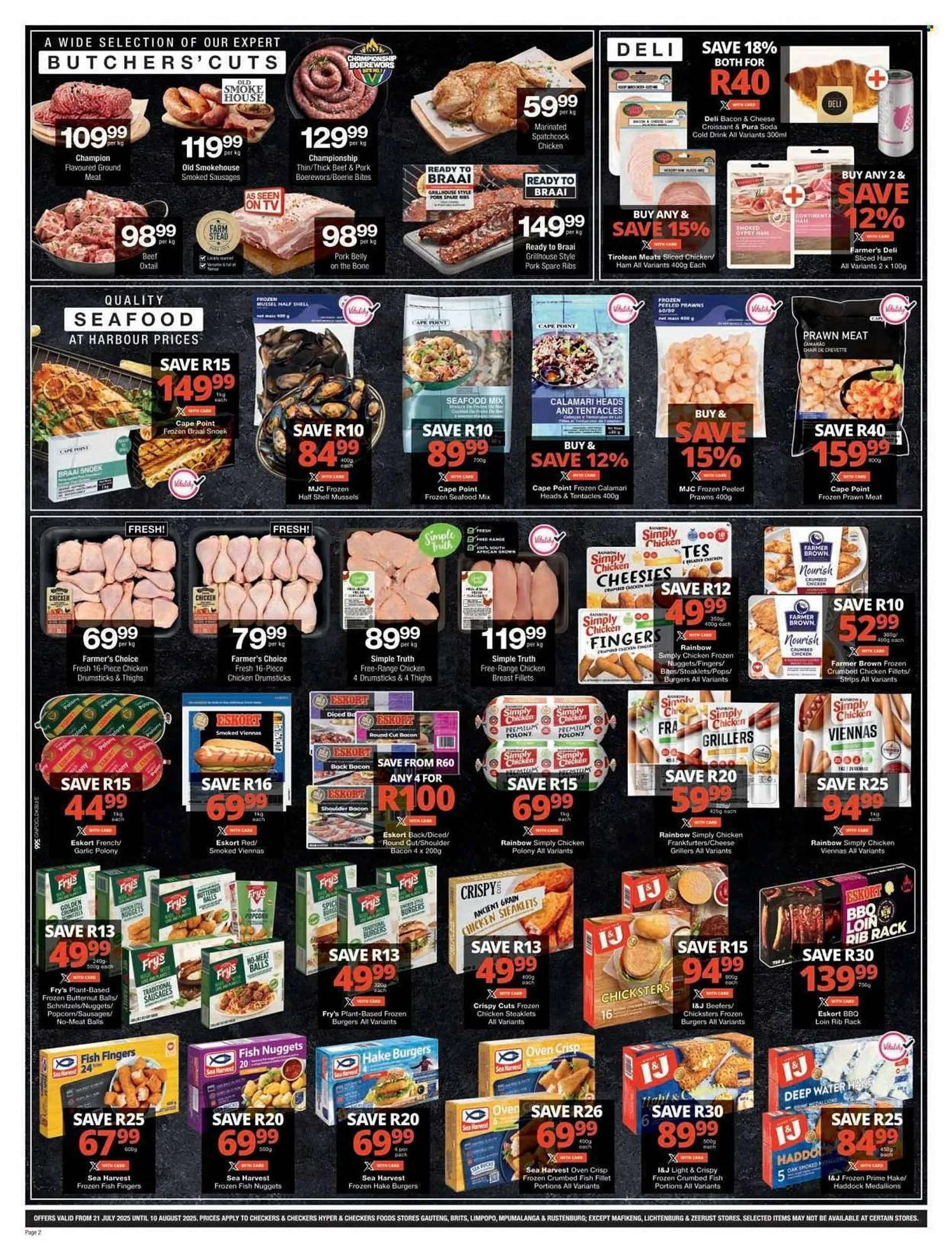 Checkers catalogue from 21 July to 10 August 2025 - Catalogue Page 1