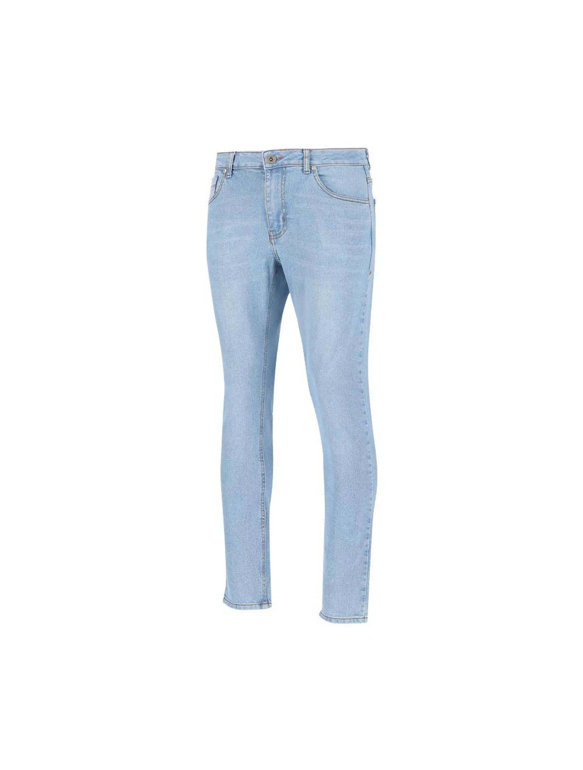 Nautic Spirit Skinny HW Mens Jeans in Light Blue Surf