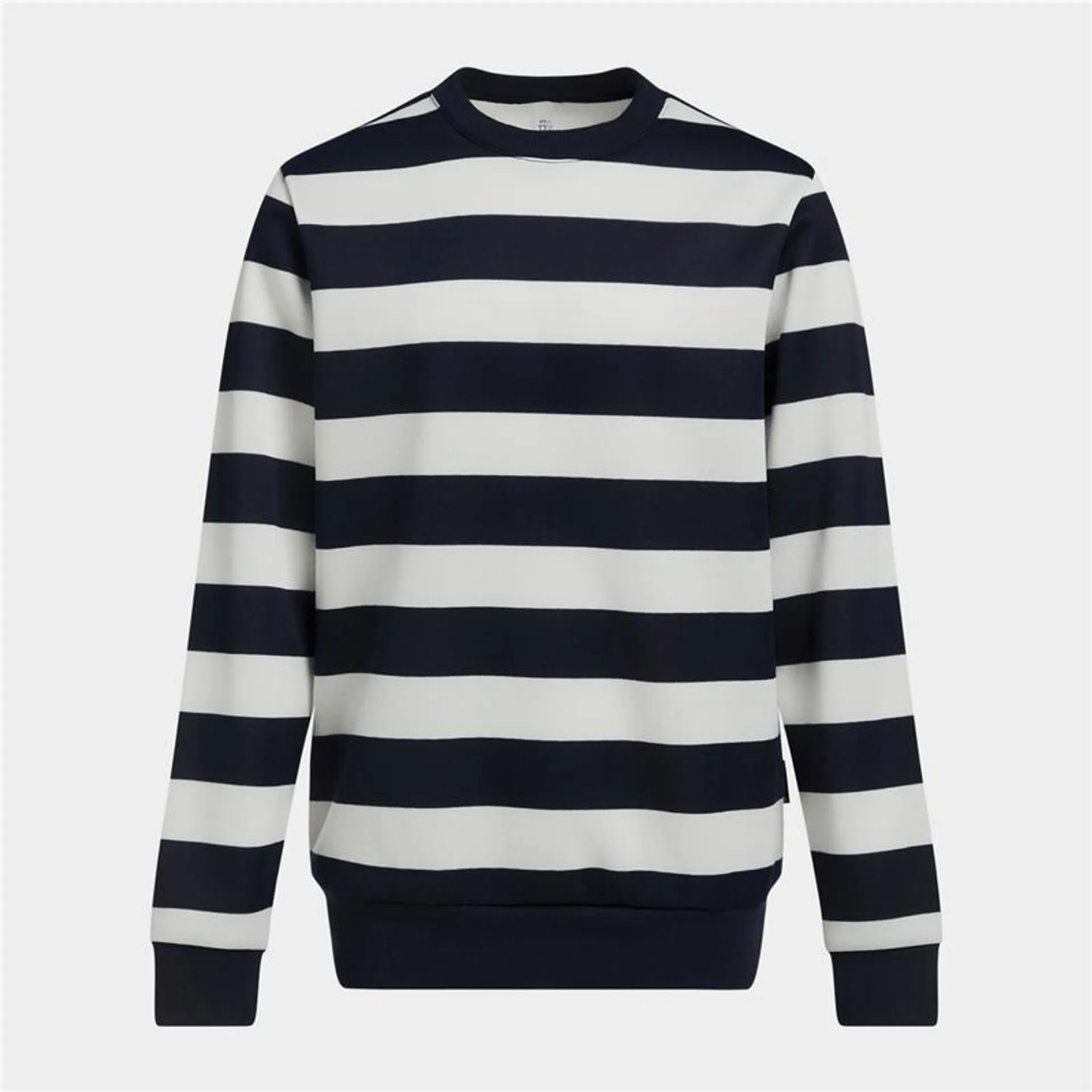 Younger Boy's Navy & White Striped Sweater