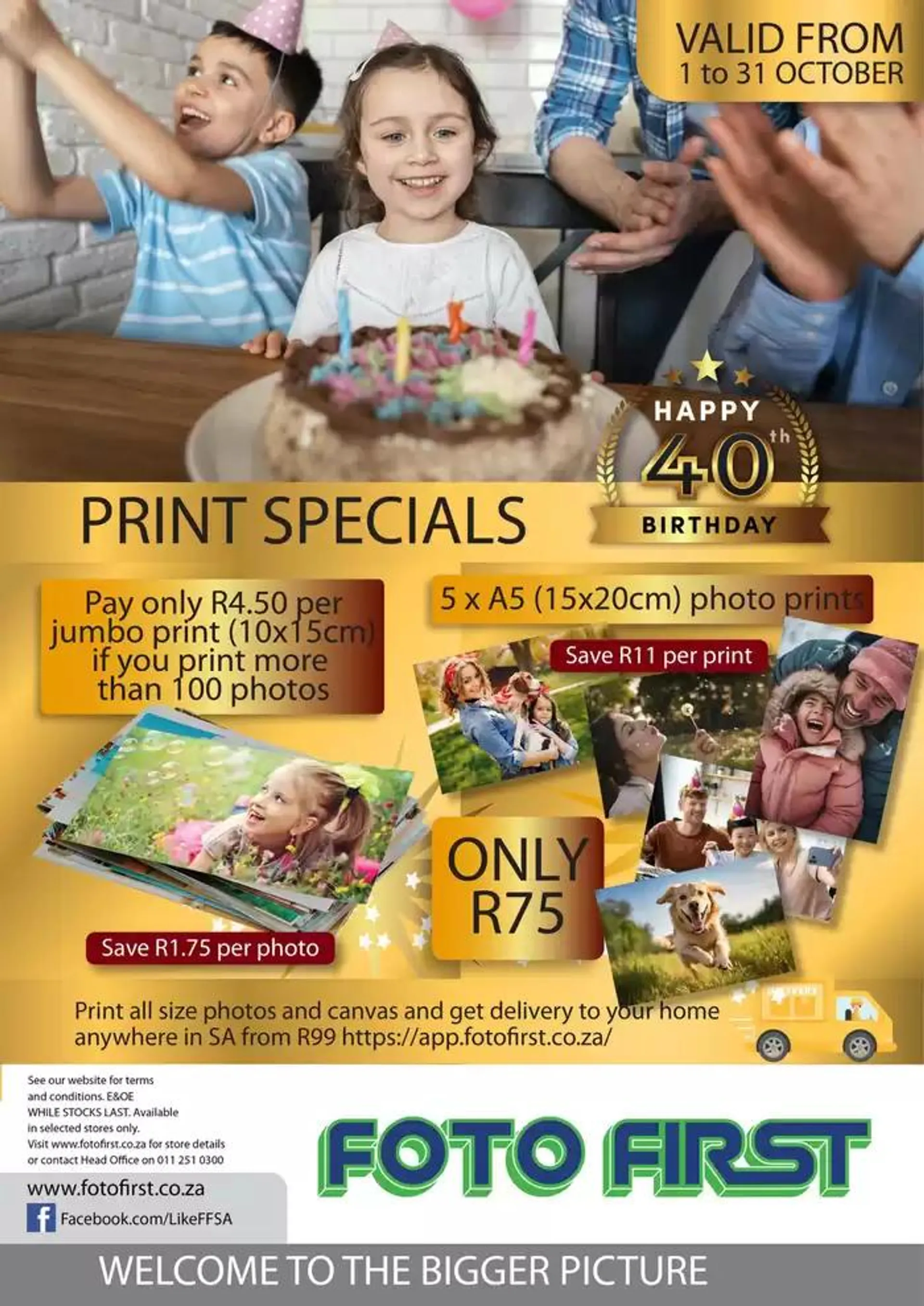 Celebrating 40 years of capturing your best moments with PRINT SPECIALS from 1 October to 31 October 2024 - Catalogue Page 6