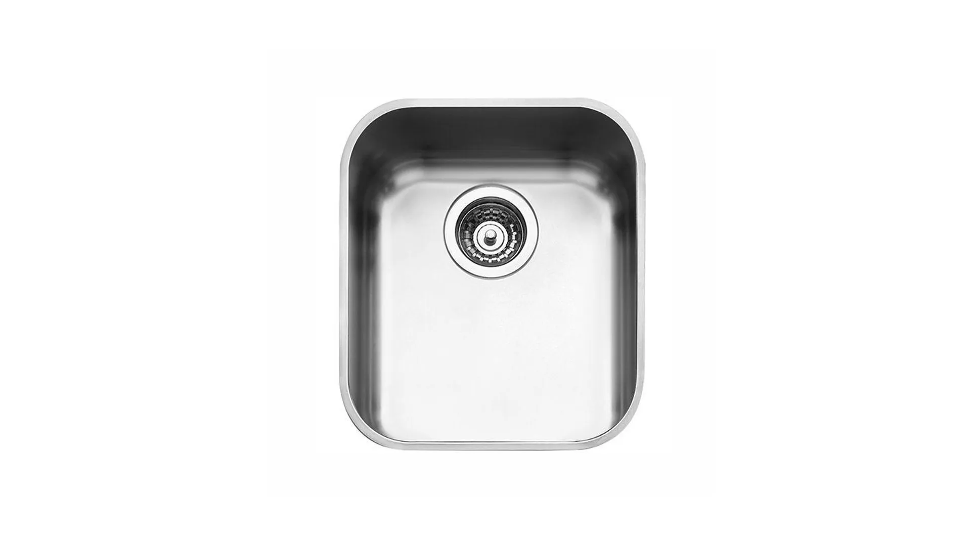 Smeg Alba Single Bowl Undermount Stainless Steel Sink 400 x 340 x 180mm