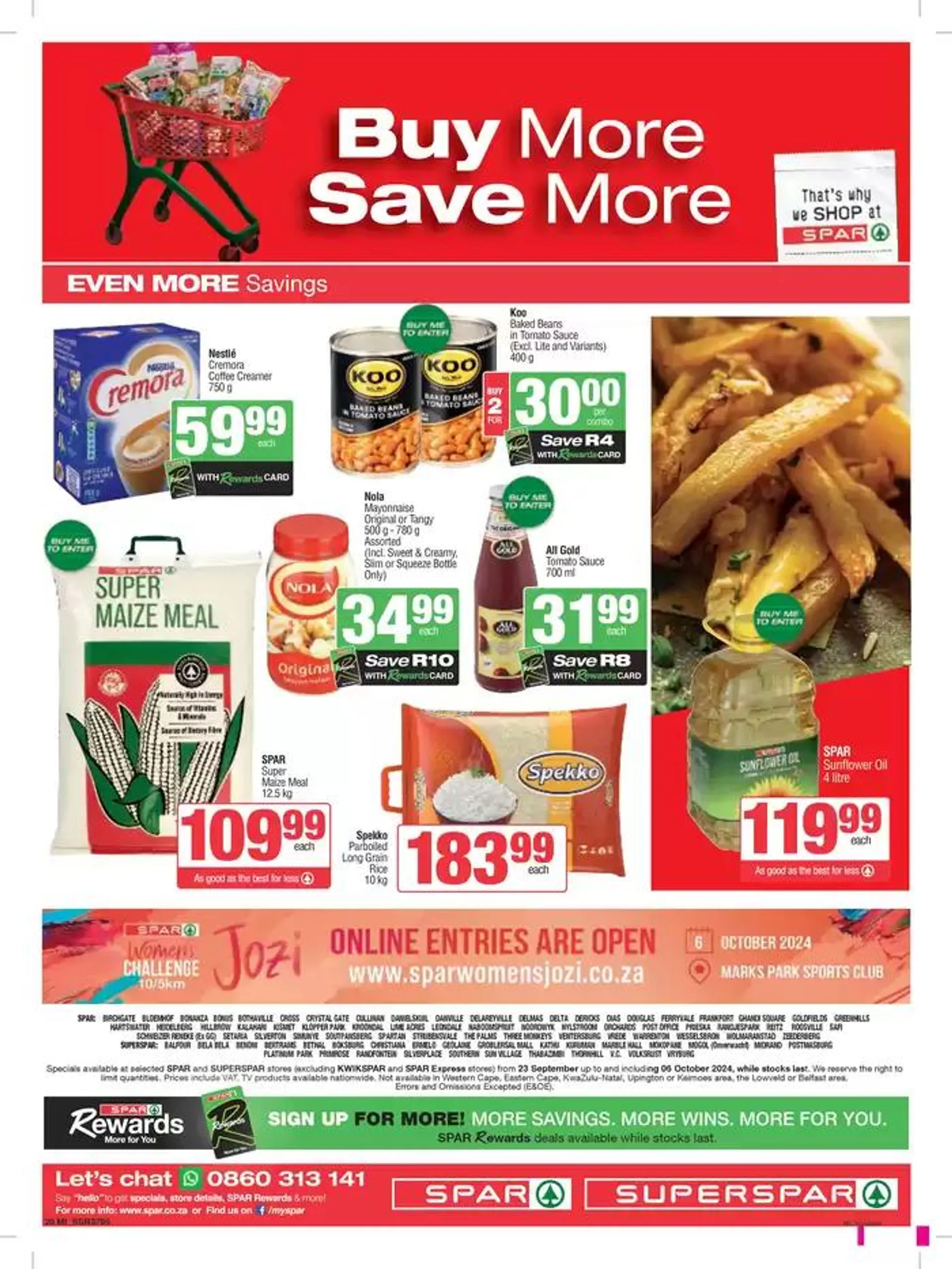 Specials Spar from 23 September to 6 October 2024 - Catalogue Page 19