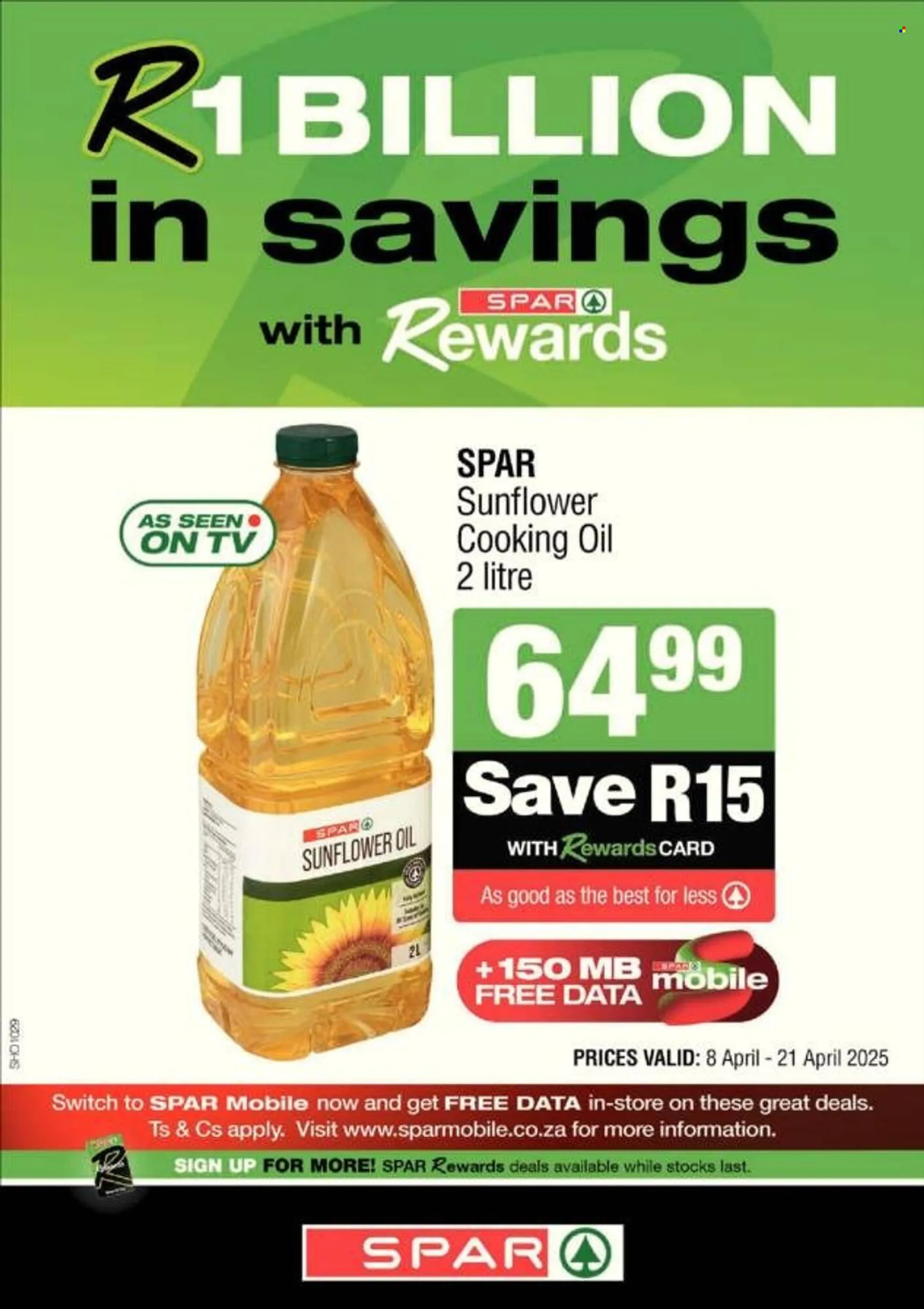 Spar catalogue from 8 April to 21 April 2025 - Catalogue Page 1