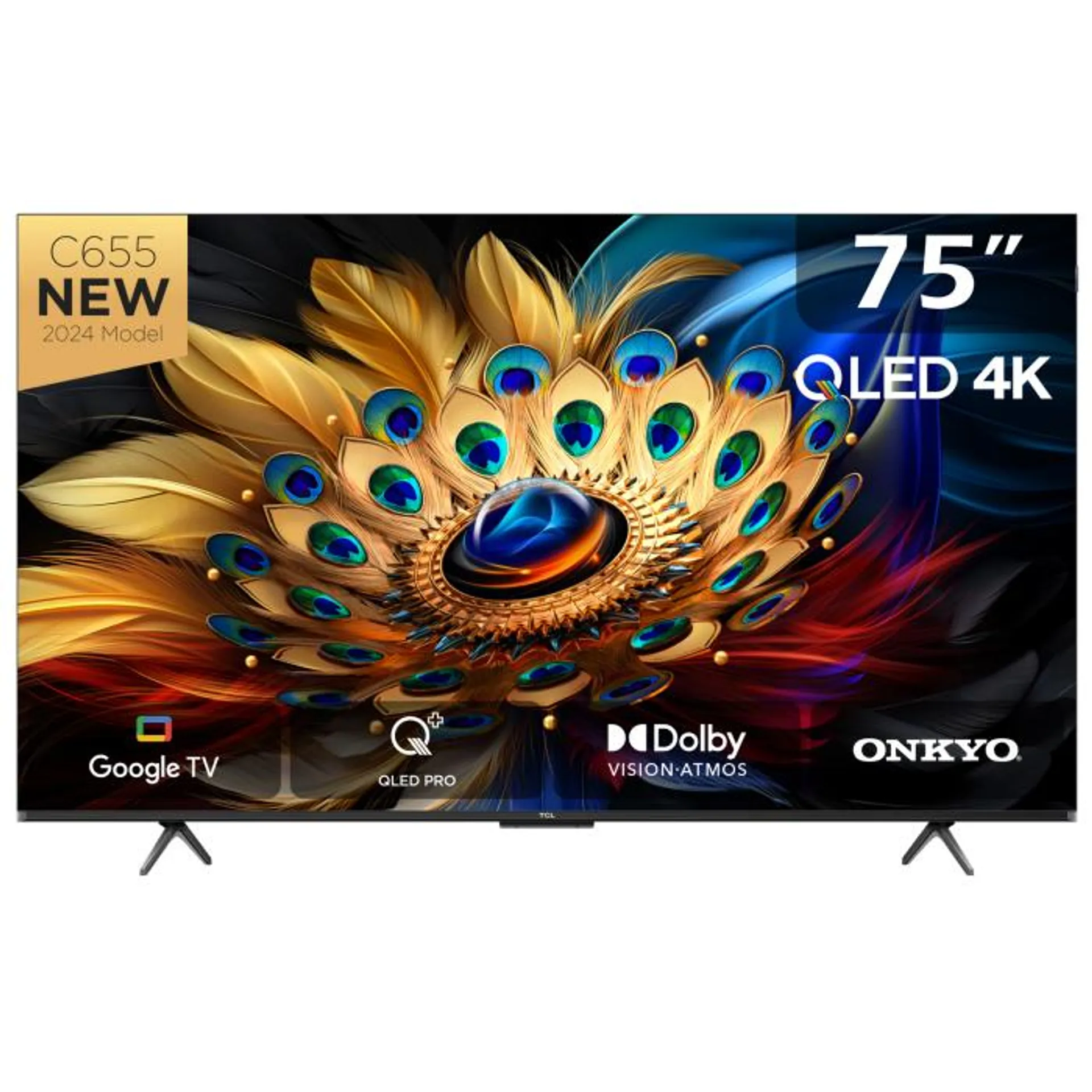 TCL 75-Inch QLED Google TV-75C655