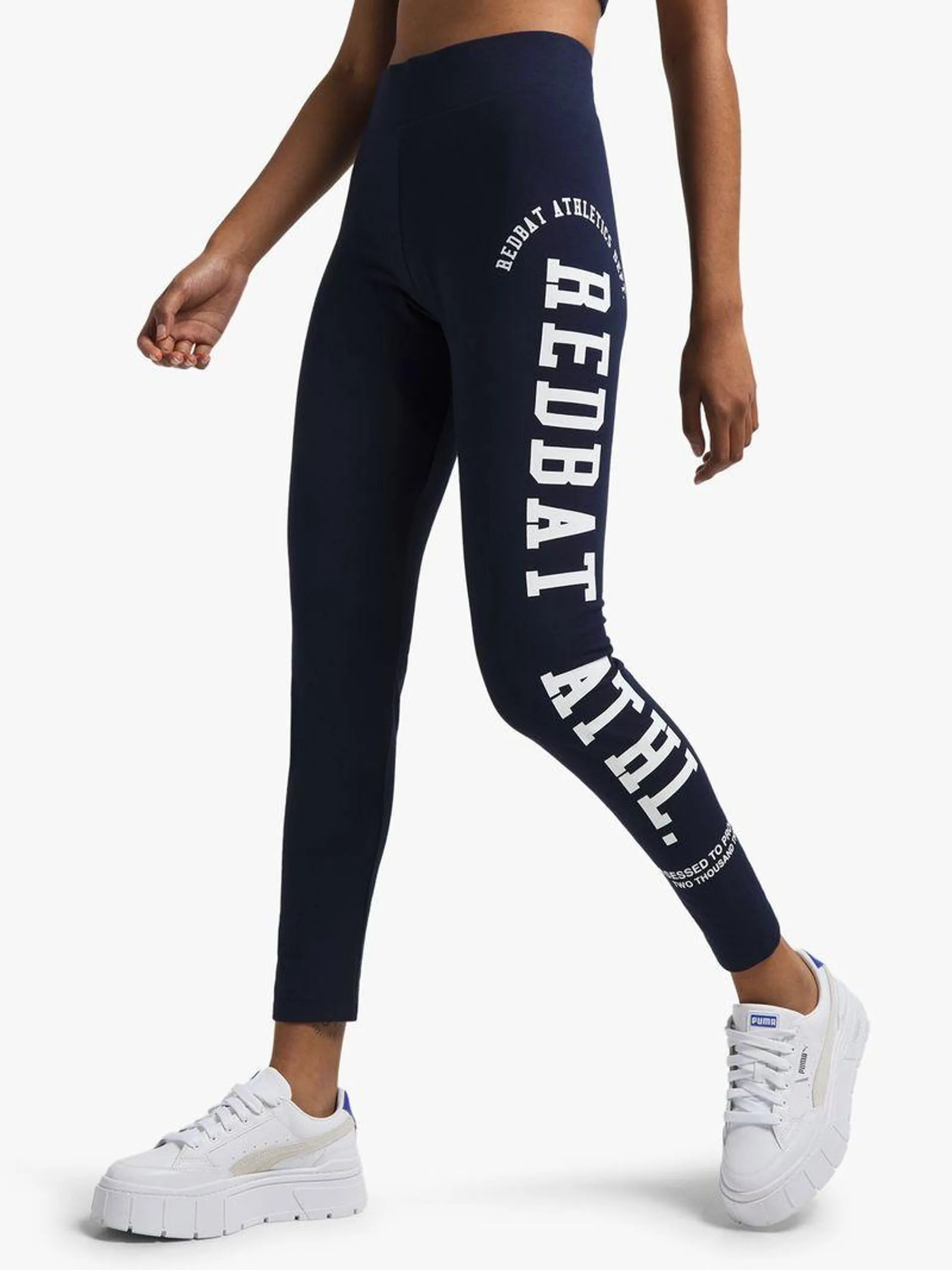 Redbat Athletics Women's Navy Leggings