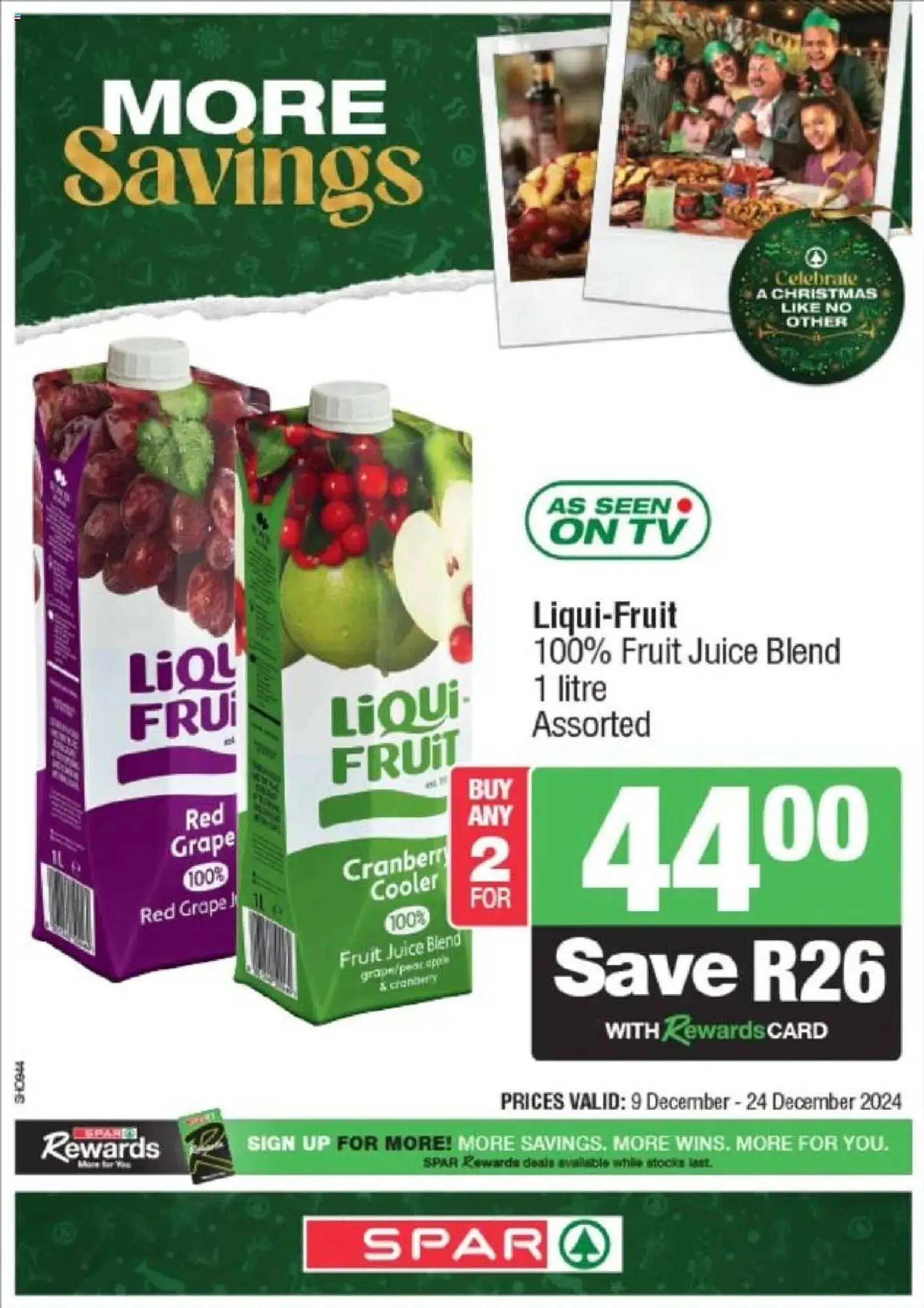 KwikSpar catalogue from 9 December to 24 December 2024 - Catalogue Page 13